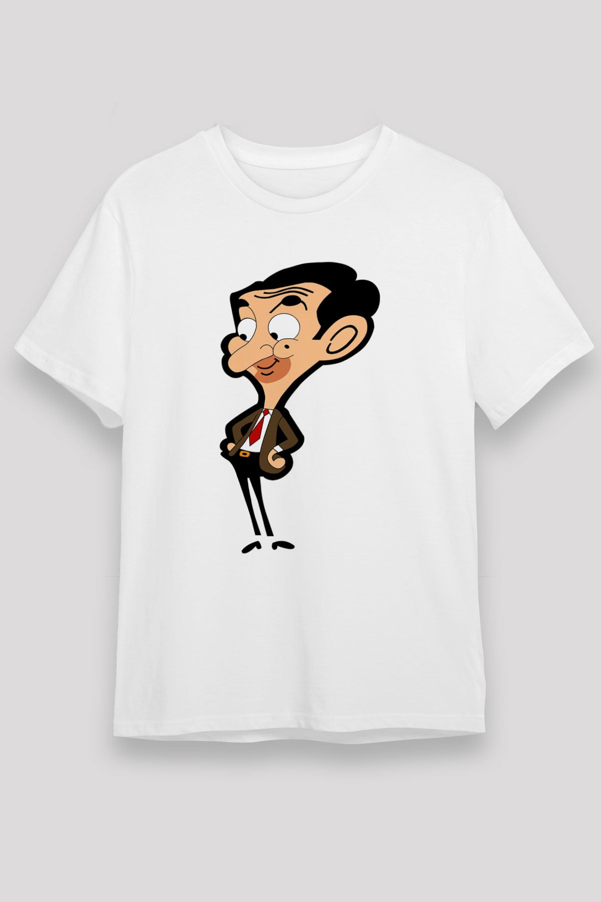 Mr.Bean Beyaz Unisex Tişört