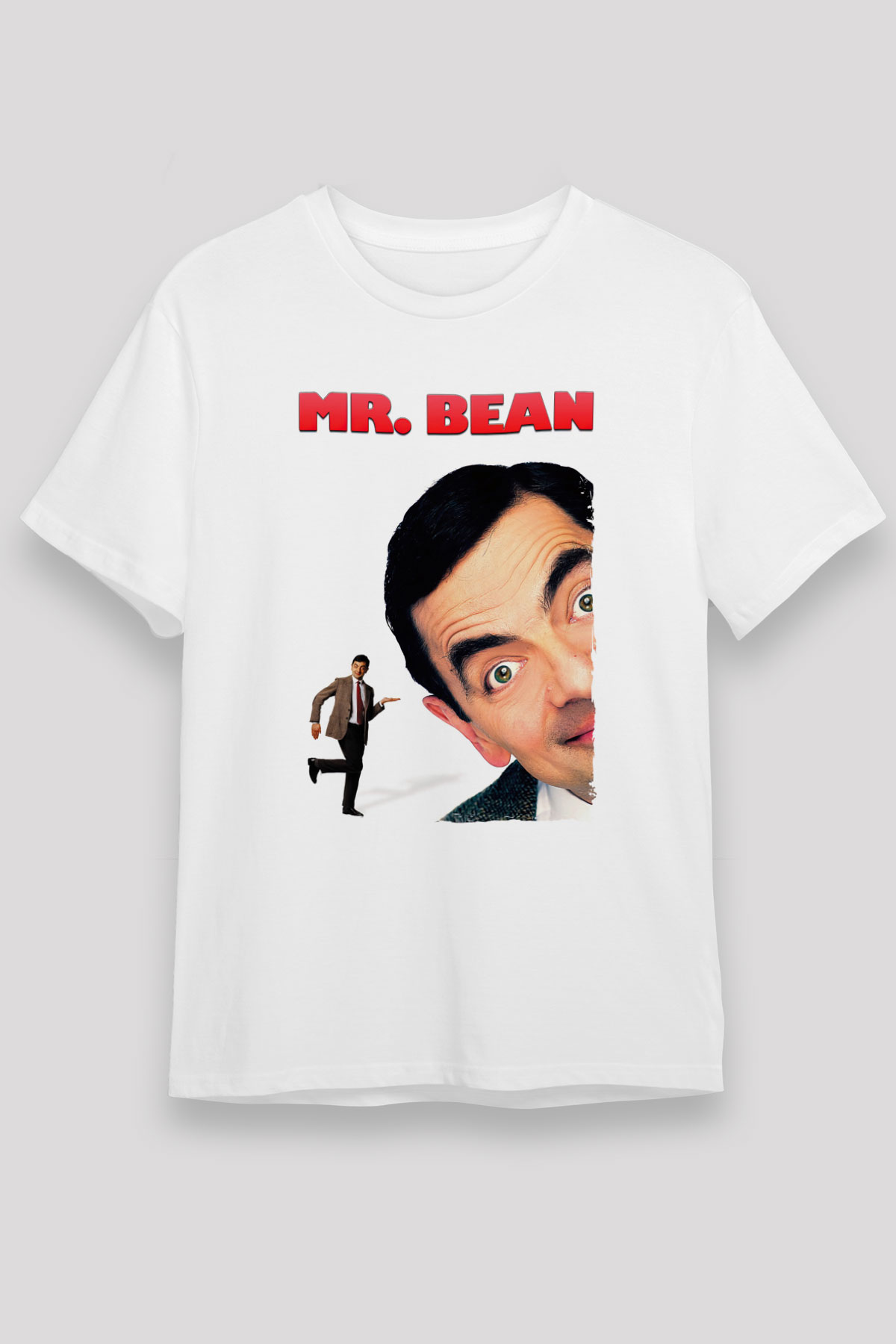 Mr.Bean Beyaz Unisex Tişört