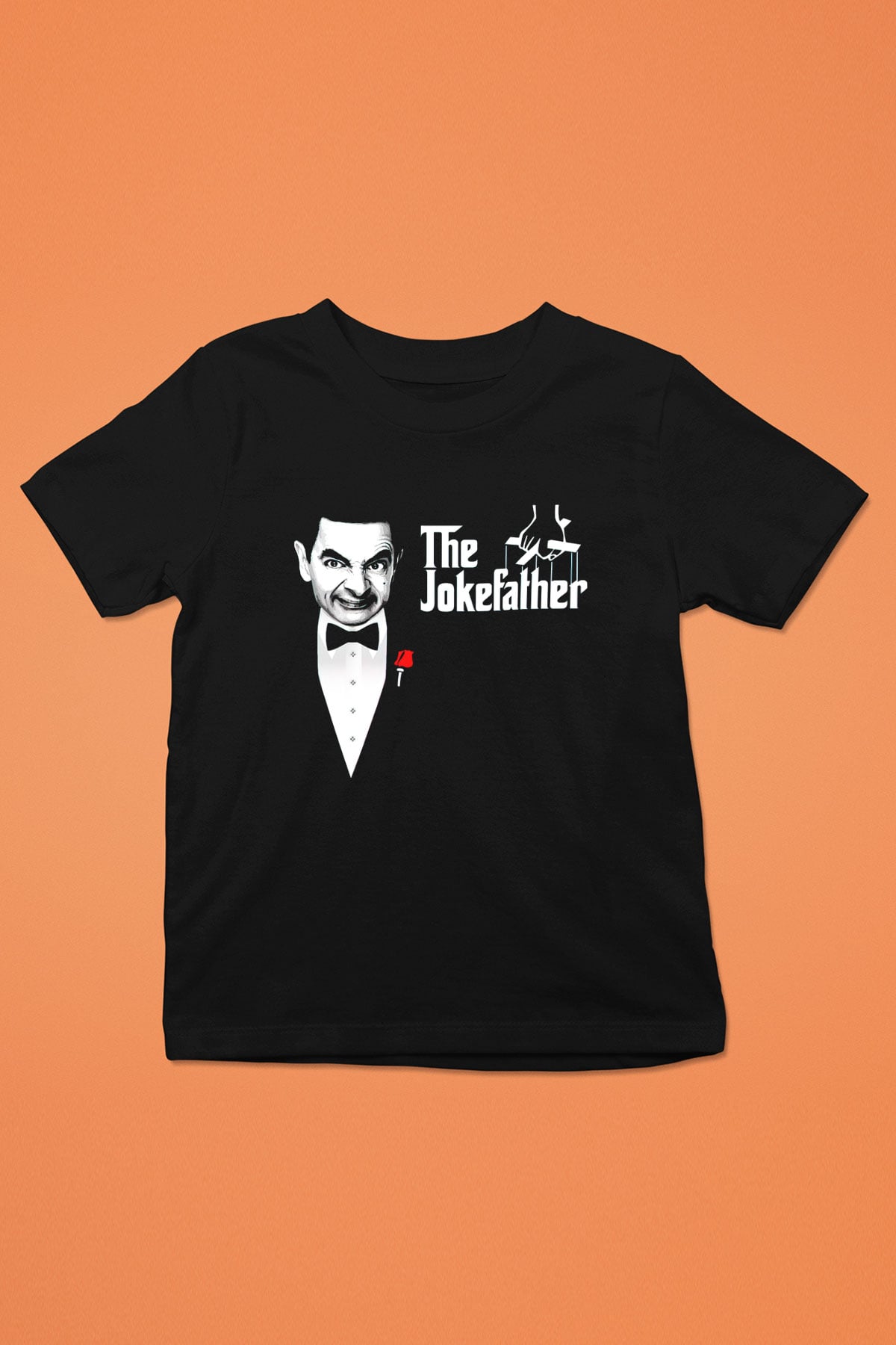 Mr.Bean Siyah Unisex  Çocuk Tişört