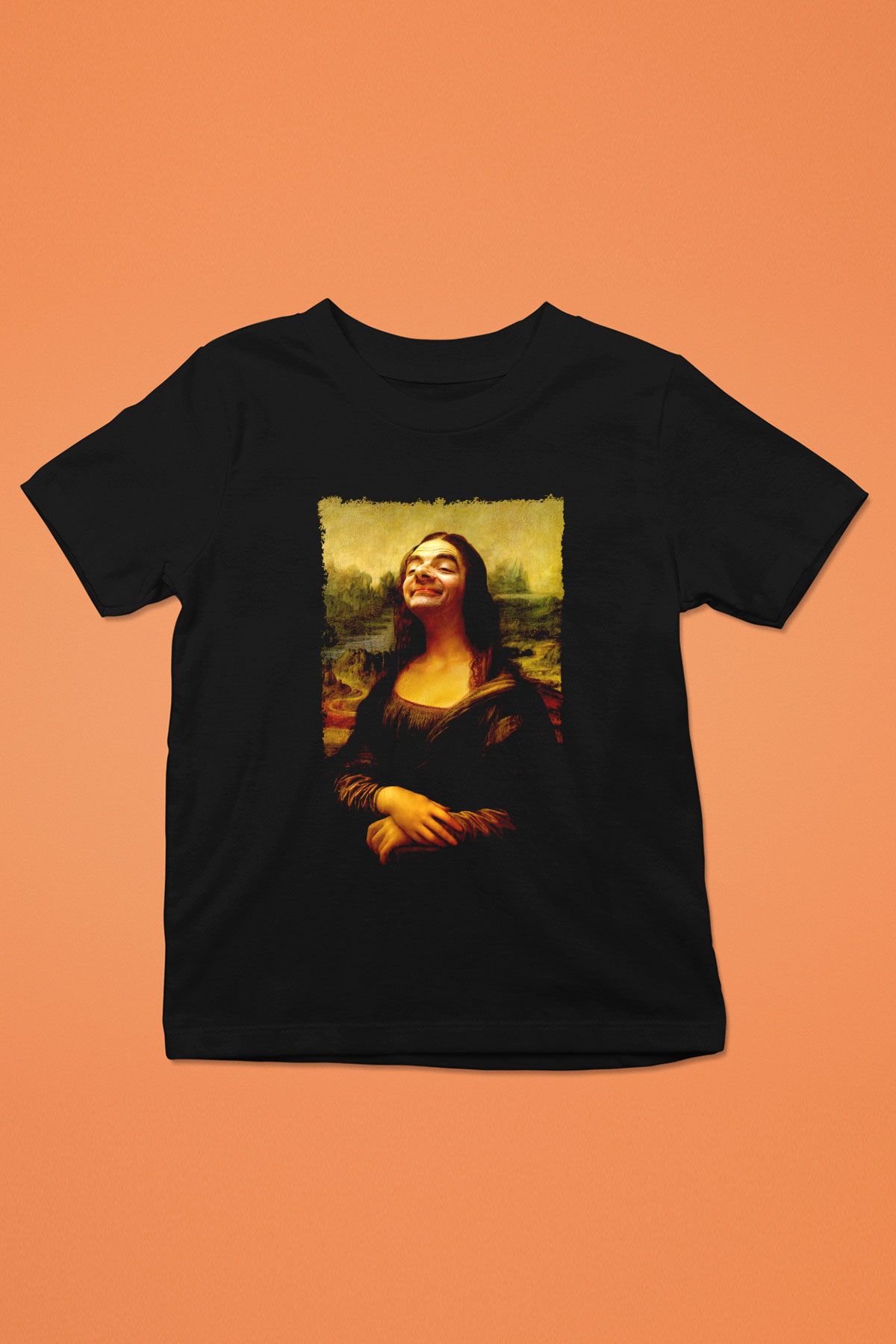 Mr.Bean Siyah Unisex  Çocuk Tişört
