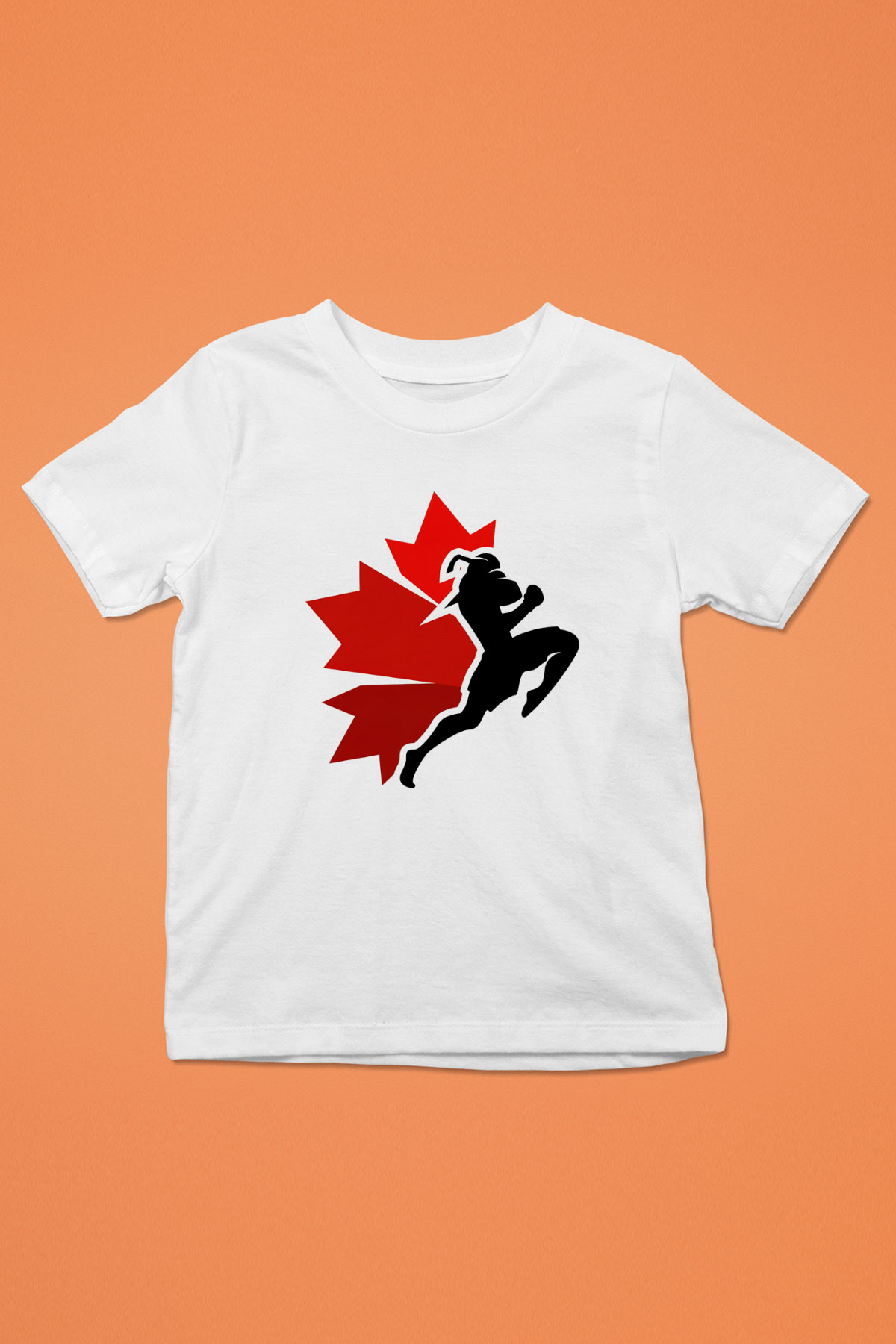 Muay Thai Beyaz Unisex Çocuk Tişört