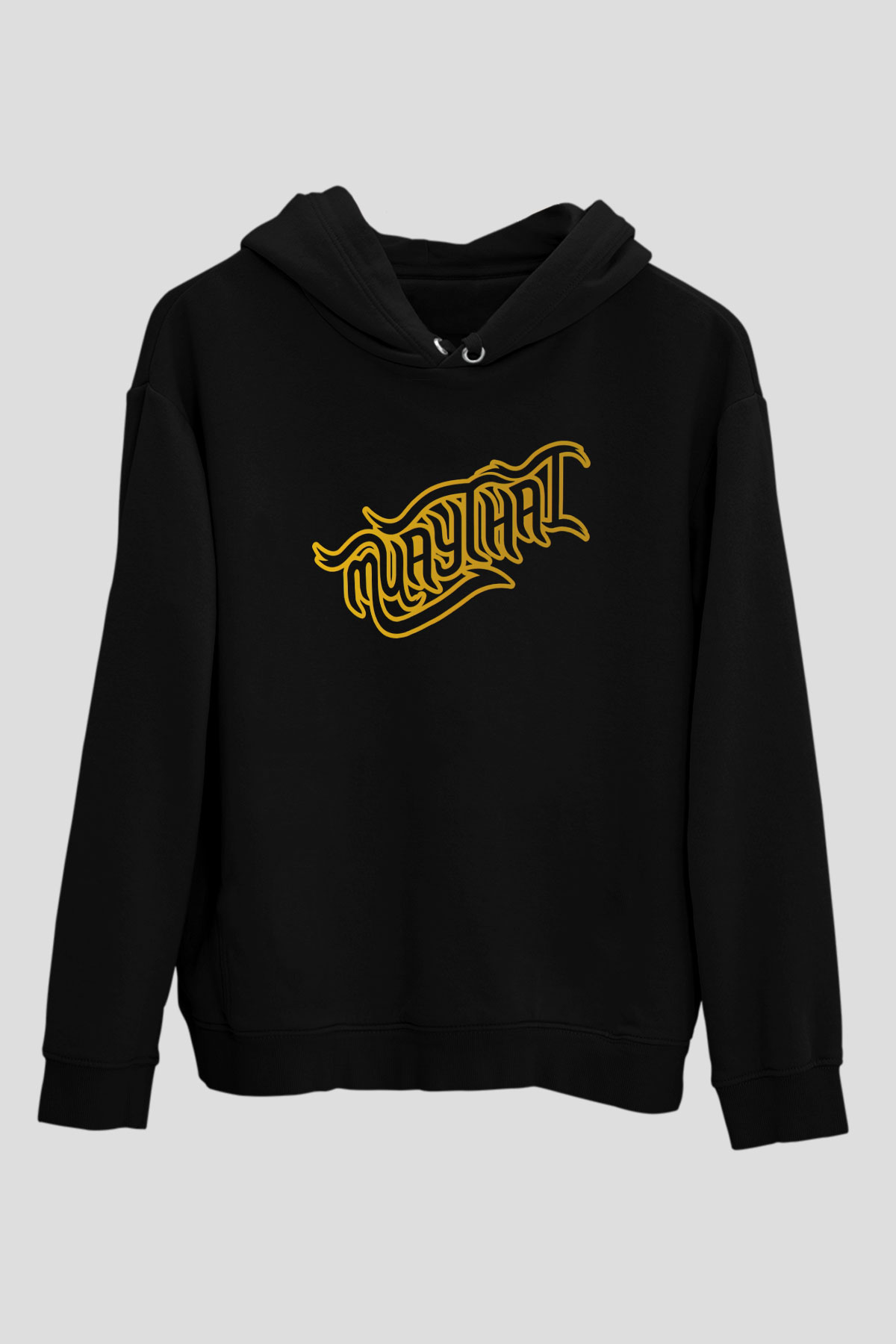 Muay Thai Siyah Unisex Hoodie