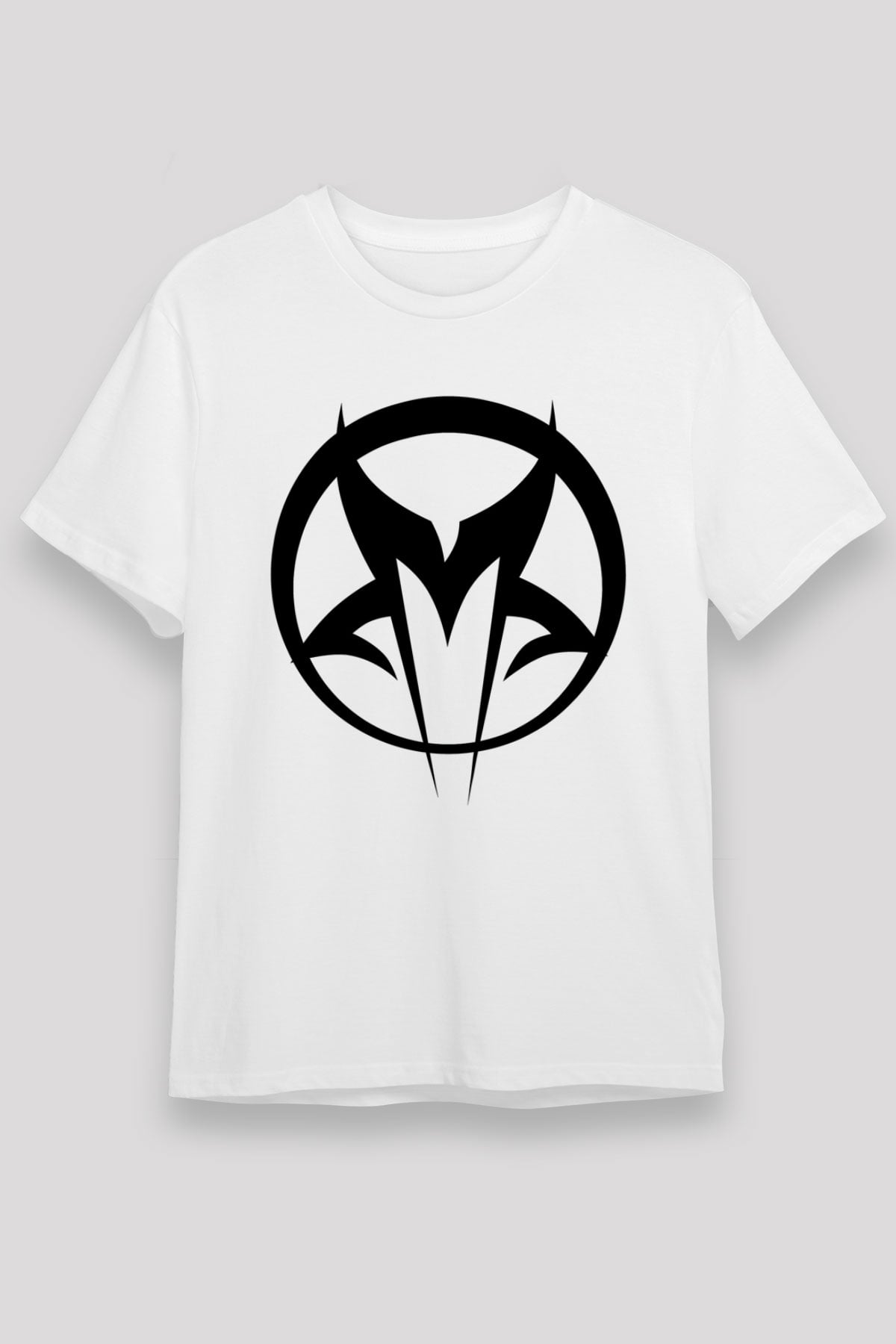 Mudvayne Baskılı Unisex Beyaz Tişört - Tshirt