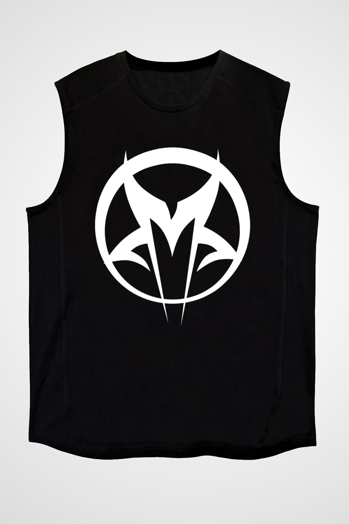 Mudvayne Baskılı Unisex Siyah Kolsuz Tişört - Tshirt