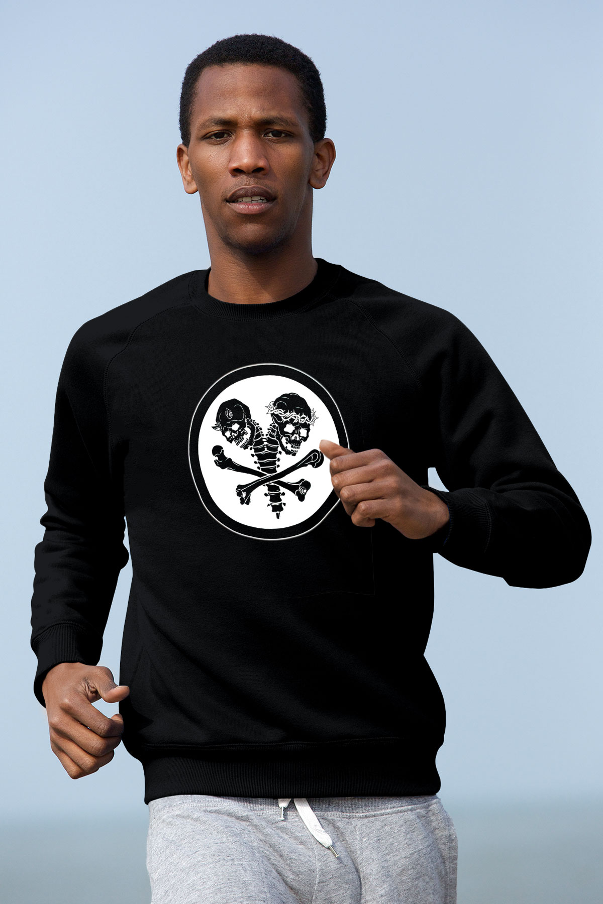 Mudvayne Baskılı Unisex Siyah Sweatshirt
