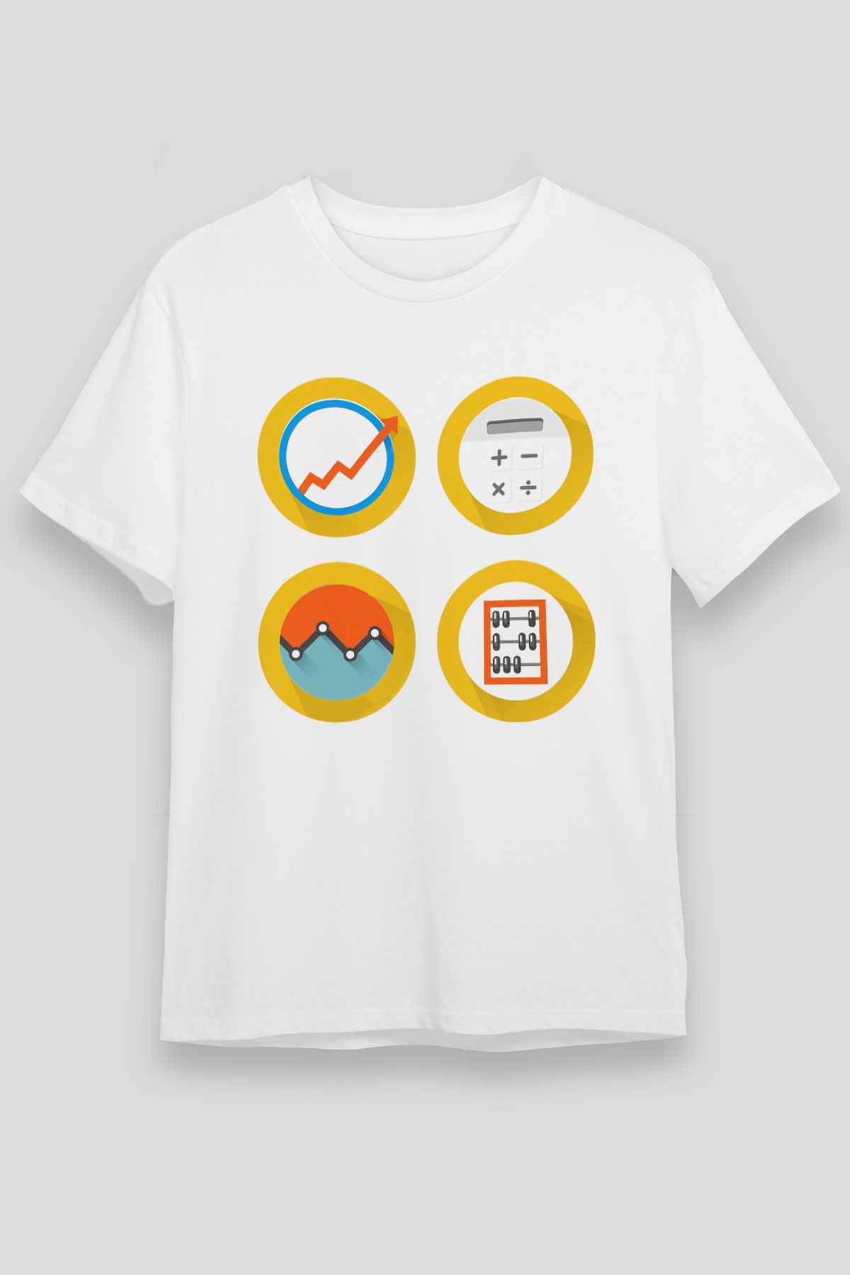 Muhasebeci Beyaz Unisex Tişört T-Shirt - TişörtFabrikası