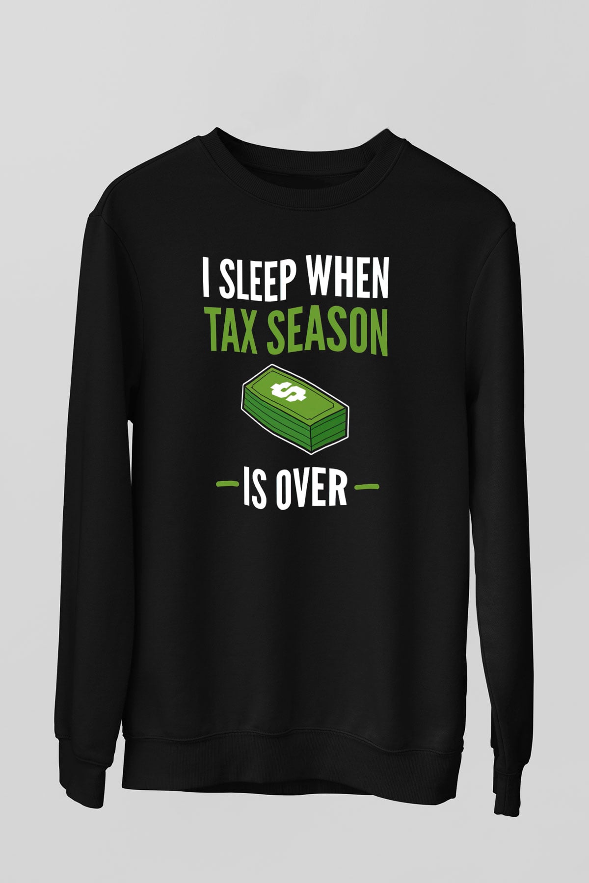Muhasebeci Siyah Unisex Sweatshirt