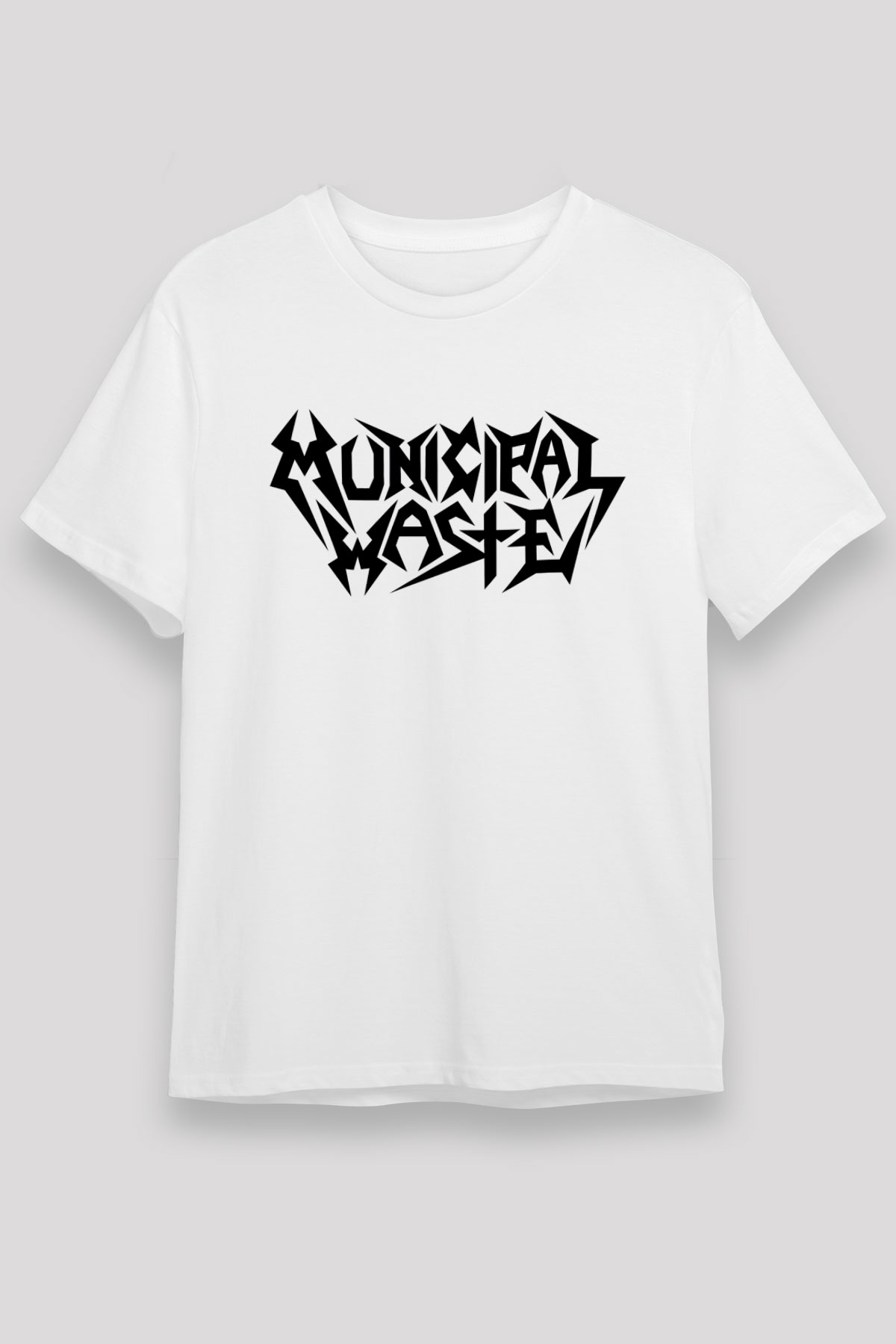 Municipal Waste Beyaz Unisex Tişört T-Shirt - TişörtFabrikası