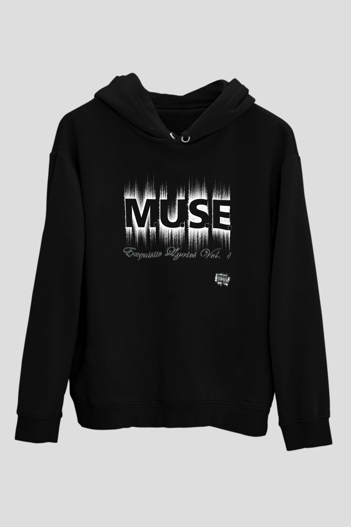 Muse Siyah Unisex Hoodie
