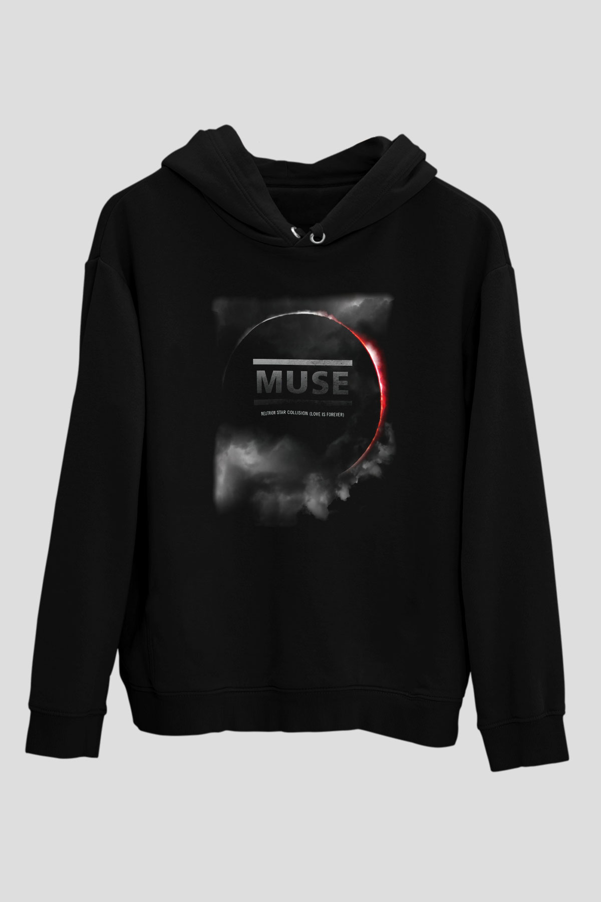 Muse Siyah Unisex Hoodie