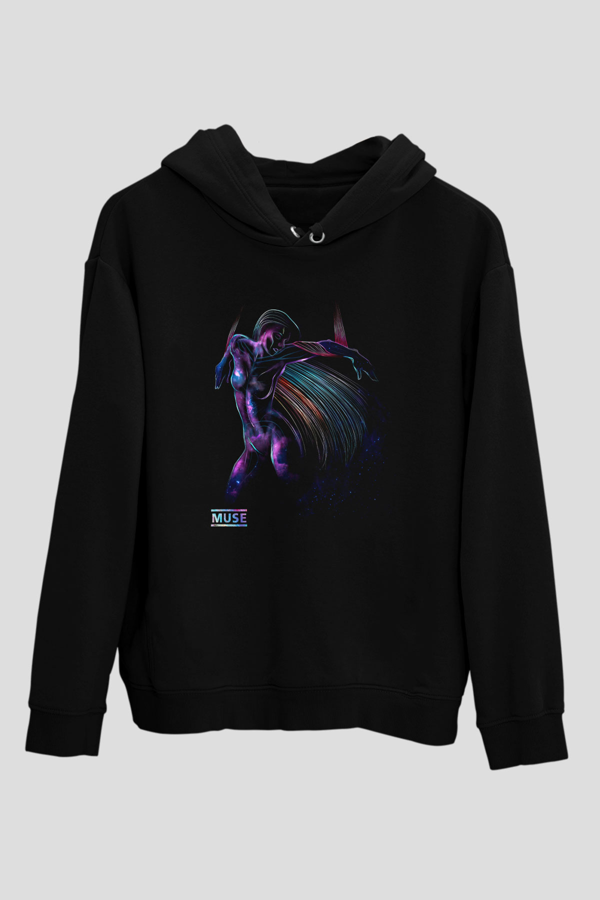 Muse Siyah Unisex Hoodie