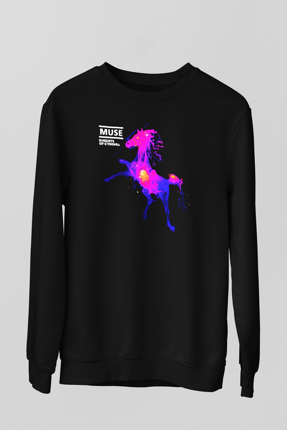 Muse Siyah Unisex Sweatshirt