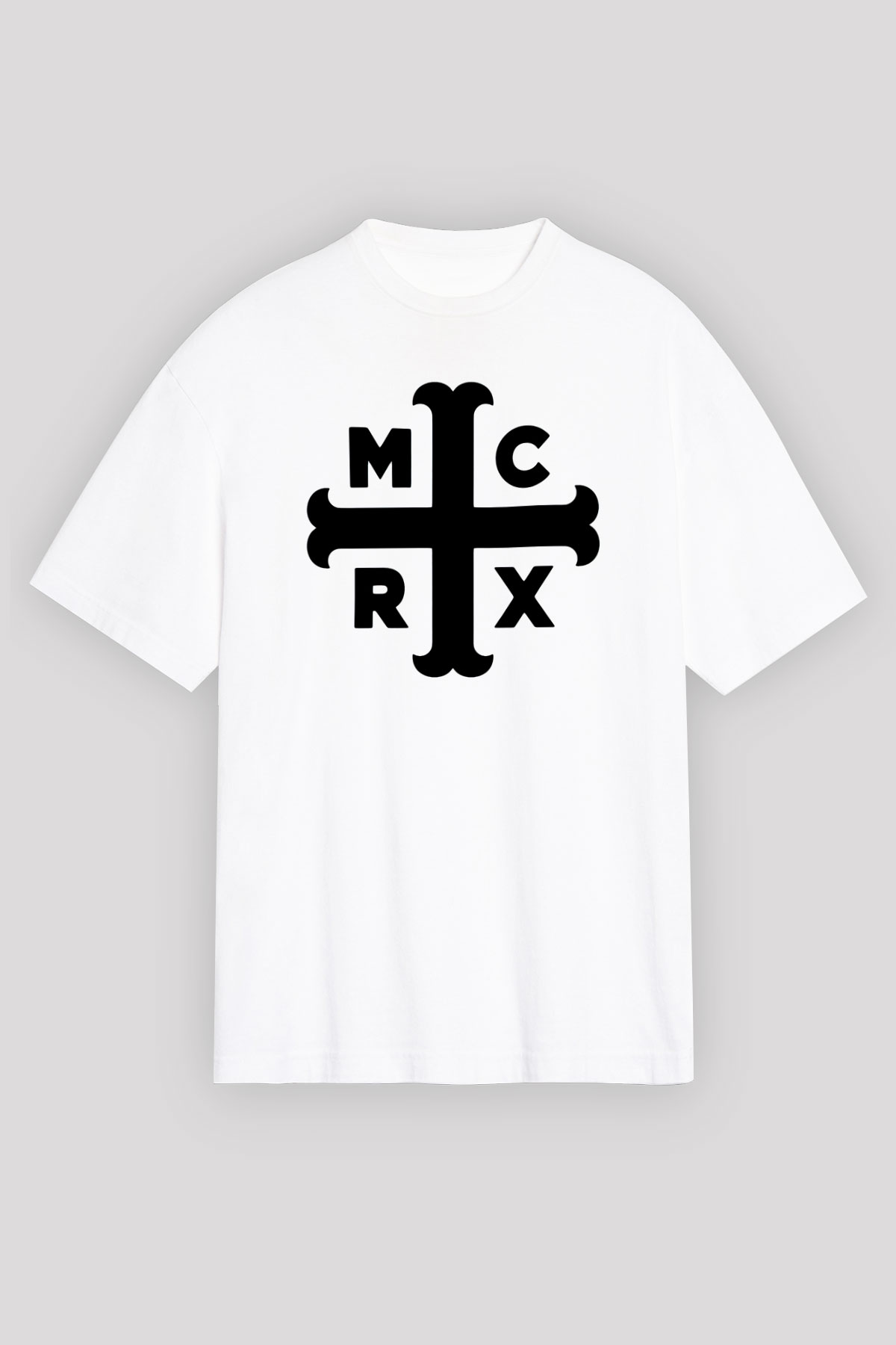 My Chemical Romance Beyaz Unisex Oversize Tişört T-Shirt