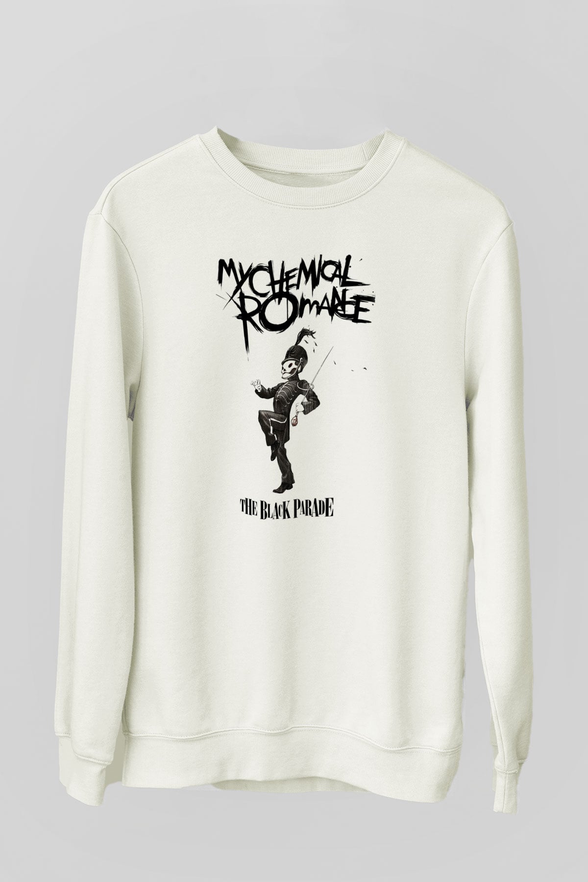 My Chemical Romance Beyaz Unisex Sweatshirt