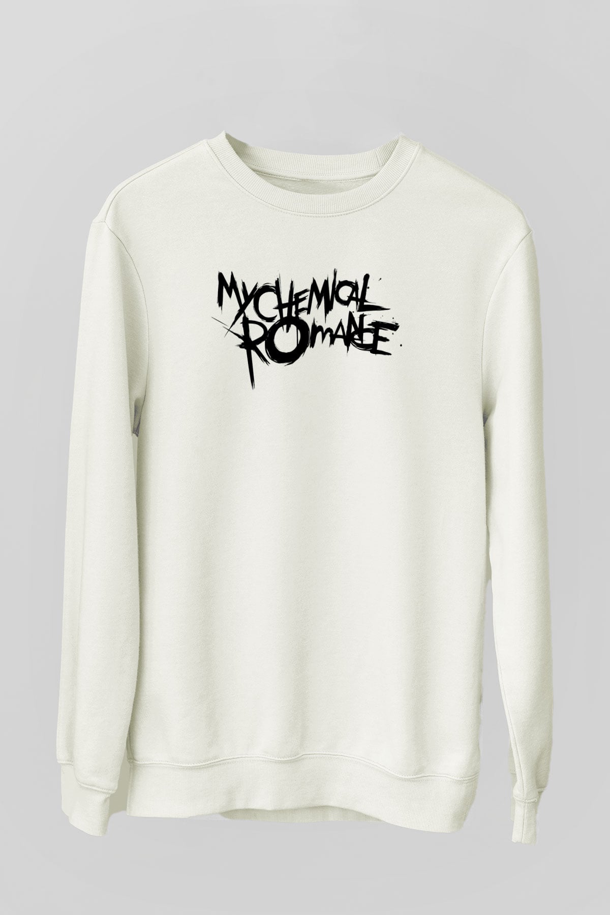 My Chemical Romance Beyaz Unisex Sweatshirt