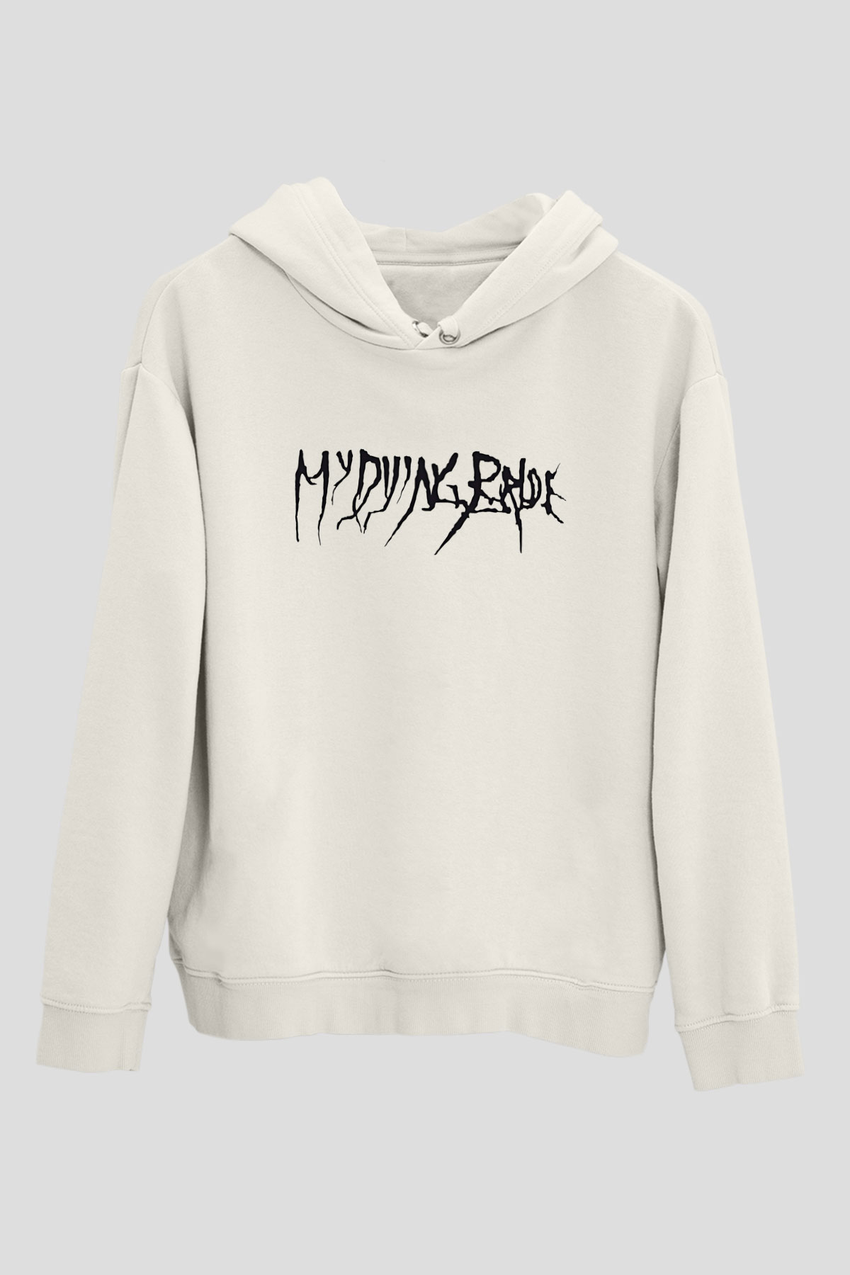 My Dying Bride Baskılı Beyaz Unisex Kapüşonlu Sweatshirt