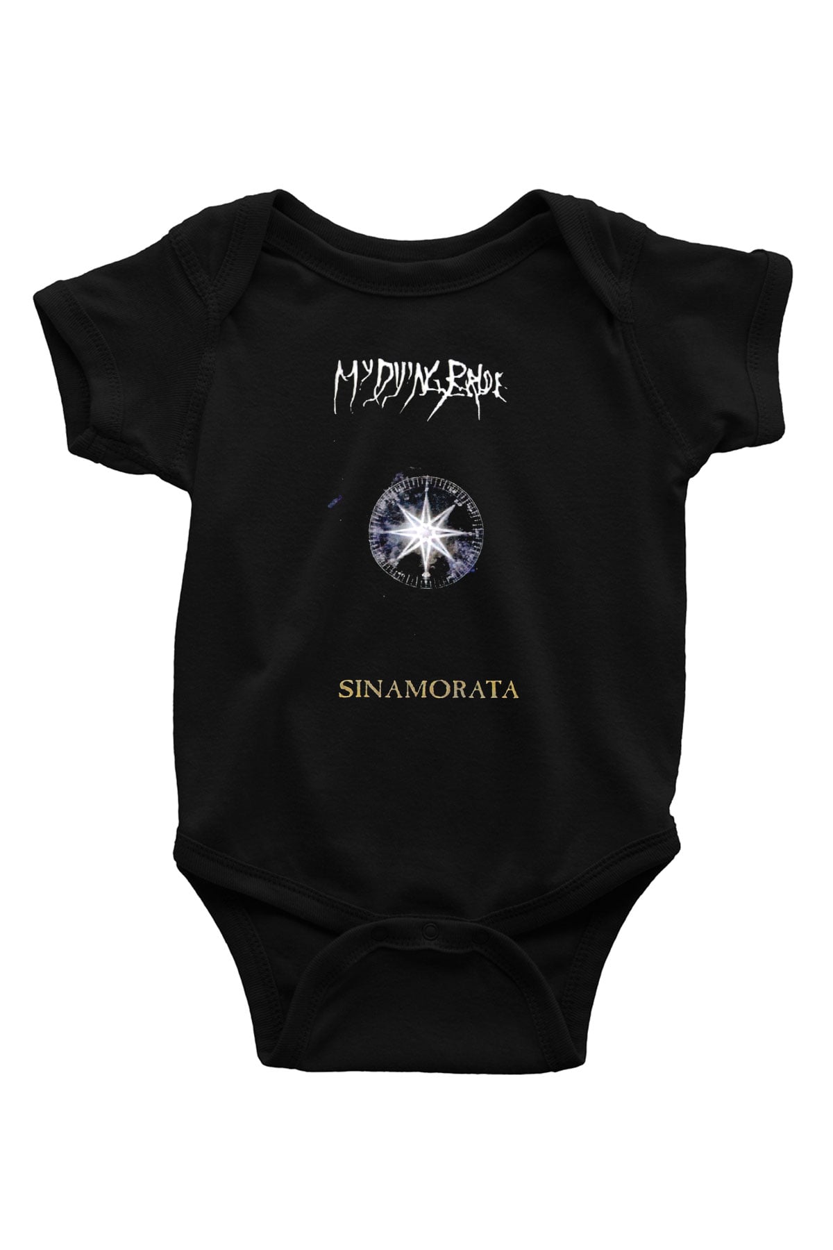 My Dying Bride Baskılı Unisex Siyah Bebek Body - Zıbın