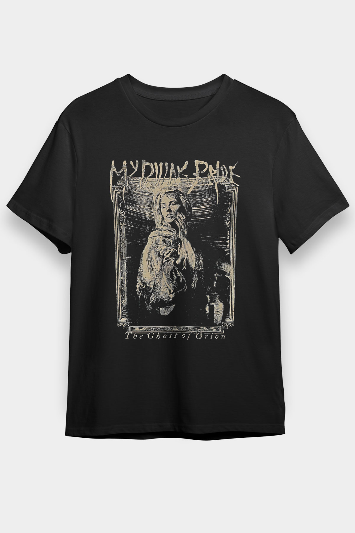 My Dying Bride Baskılı Unisex Siyah Tişört - Tshirt