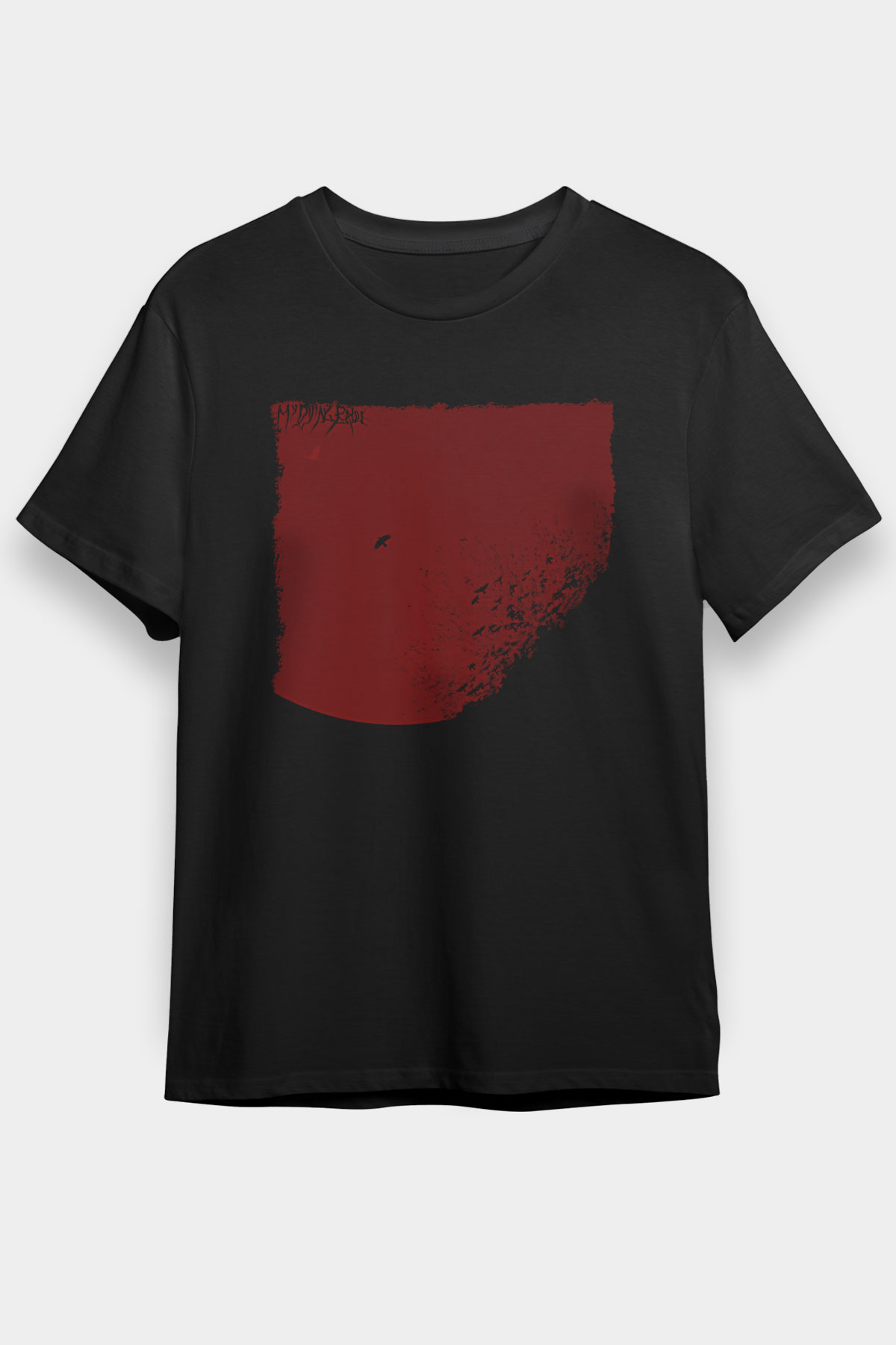 My Dying Bride Baskılı Unisex Siyah Tişört - Tshirt