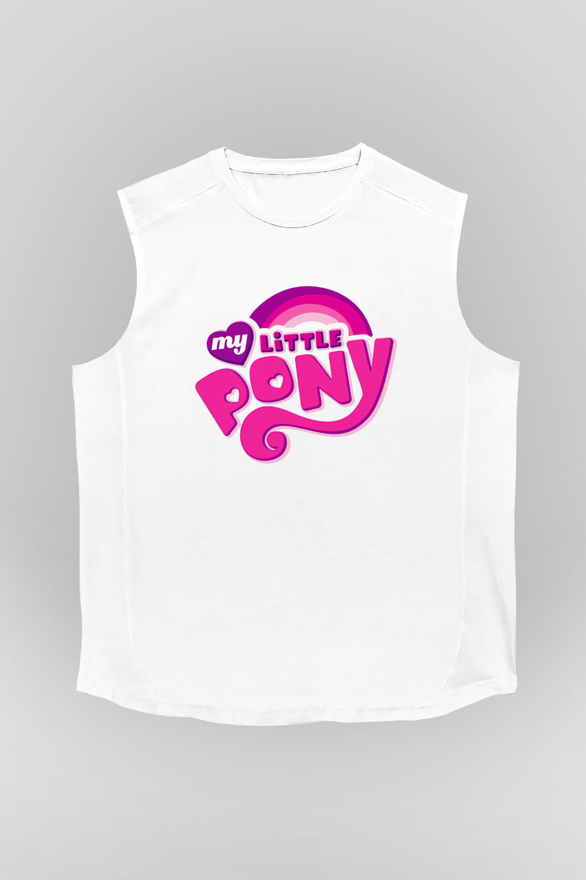 My Little Pony Beyaz Unisex Kolsuz Tişört