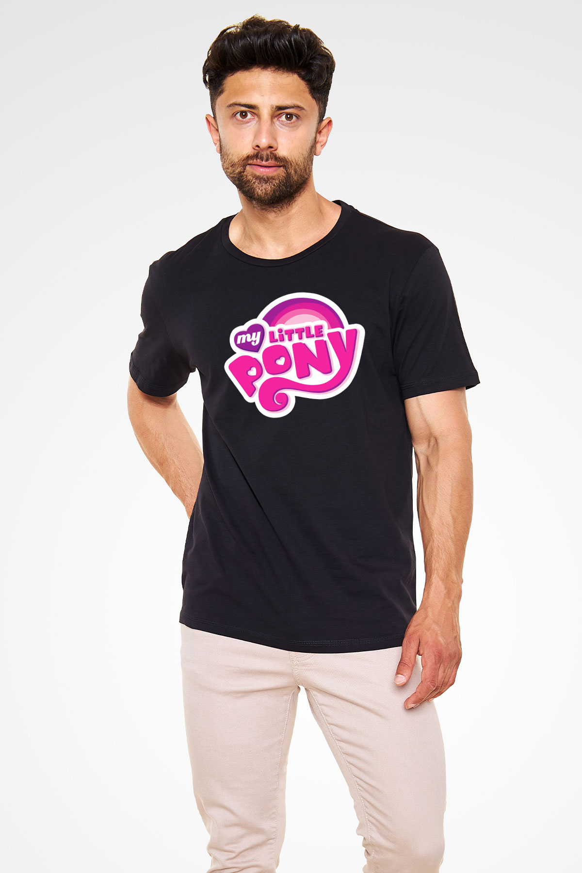 My Little Pony Siyah Unisex Tişört