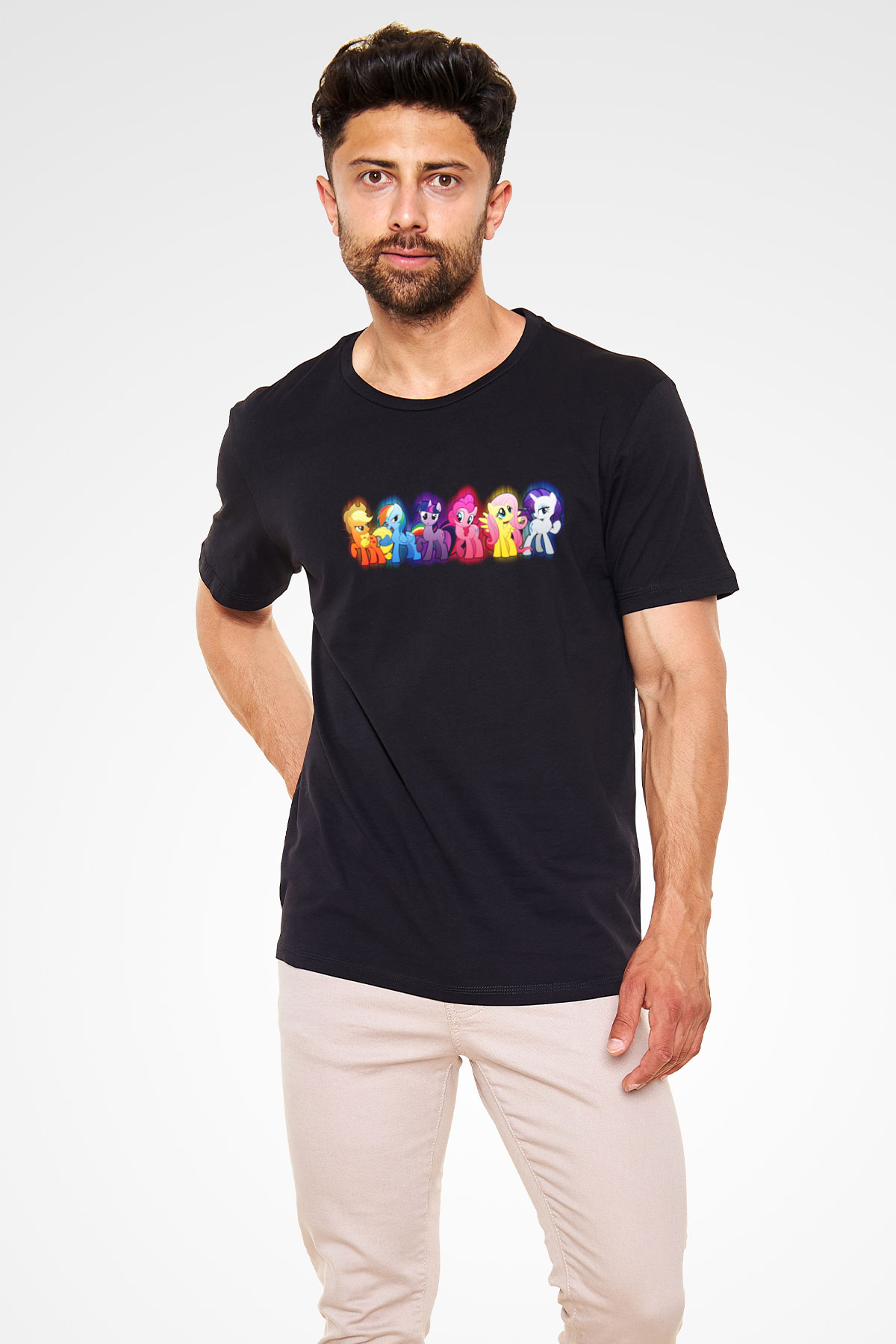My Little Pony Siyah Unisex Tişört