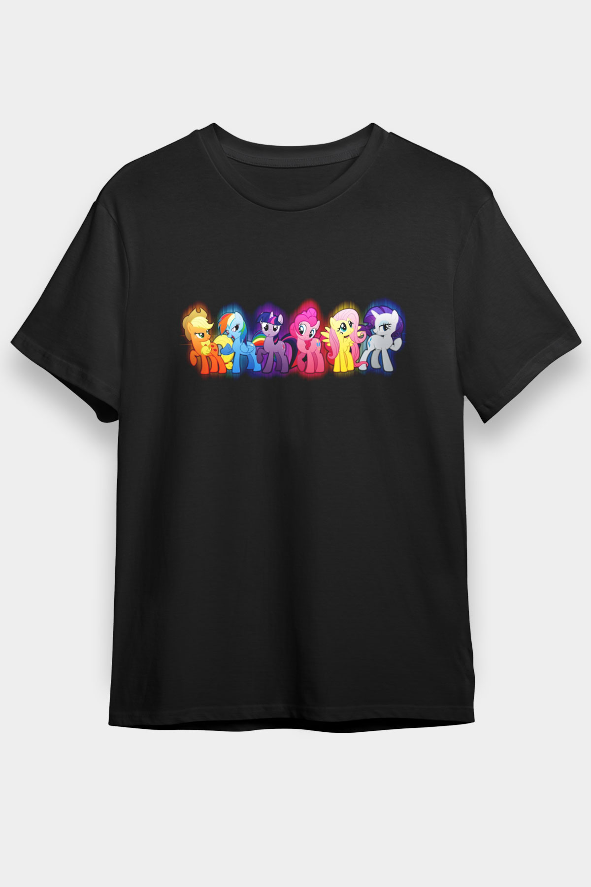My Little Pony Siyah Unisex Tişört