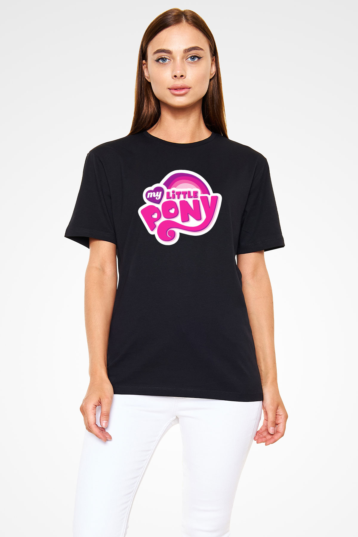 My Little Pony Siyah Unisex Tişört