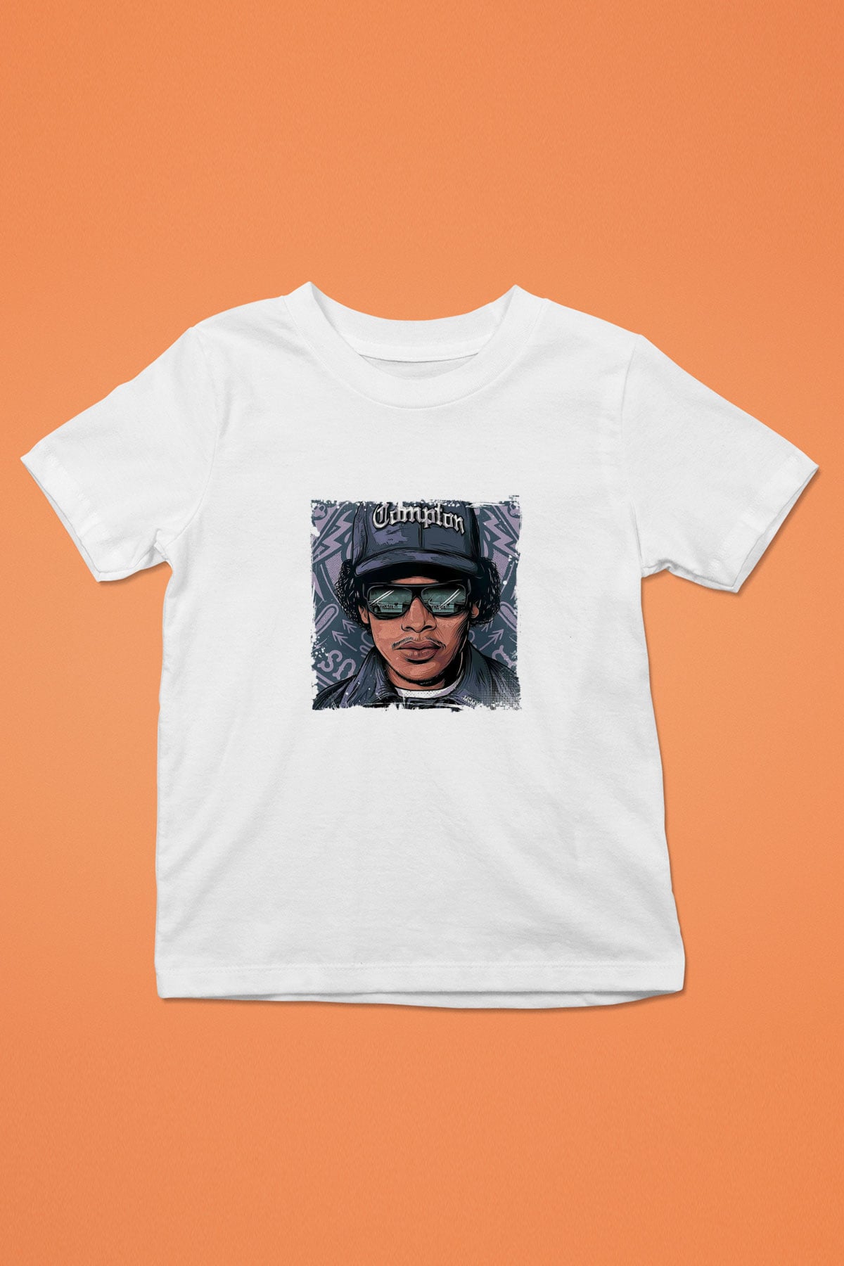 N.W.A Baskılı Unisex Beyaz Çocuk Tişört
