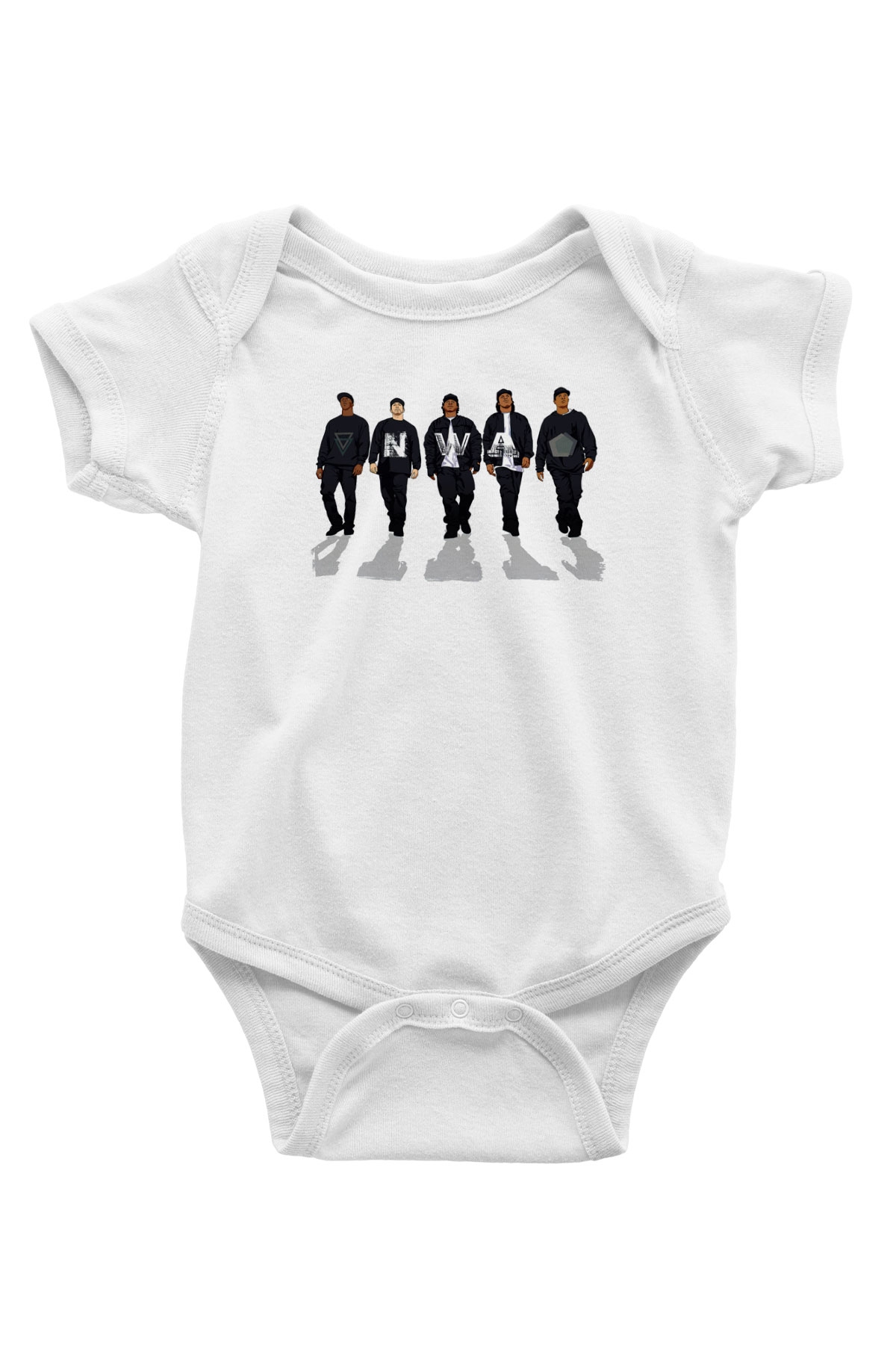 N.W.A Beyaz Bebek Body - Zıbın