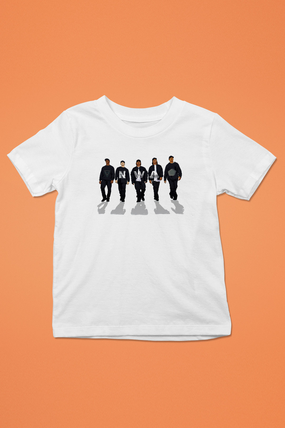 N.W.A Beyaz Unisex Çocuk Tişört