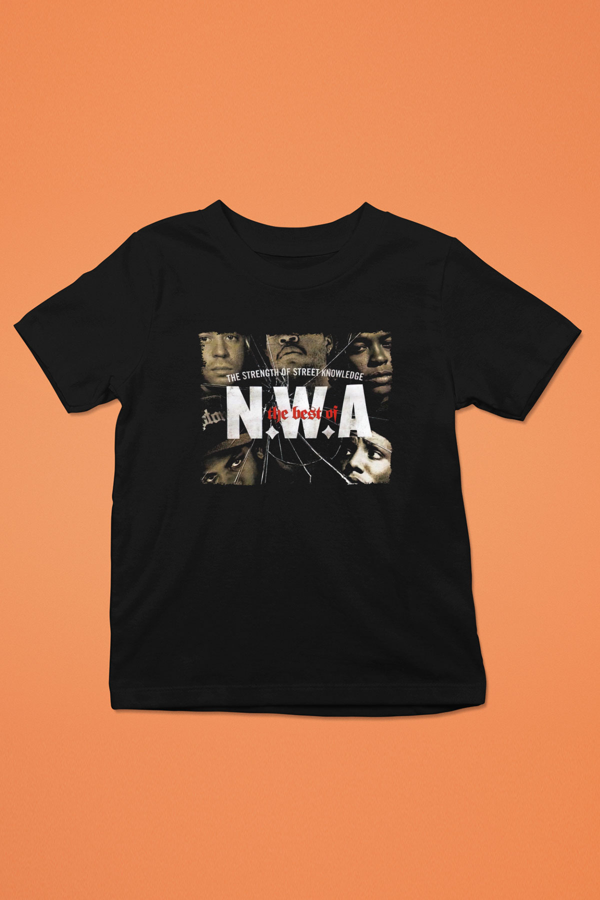 N.W.A Siyah Unisex Çocuk Tişört