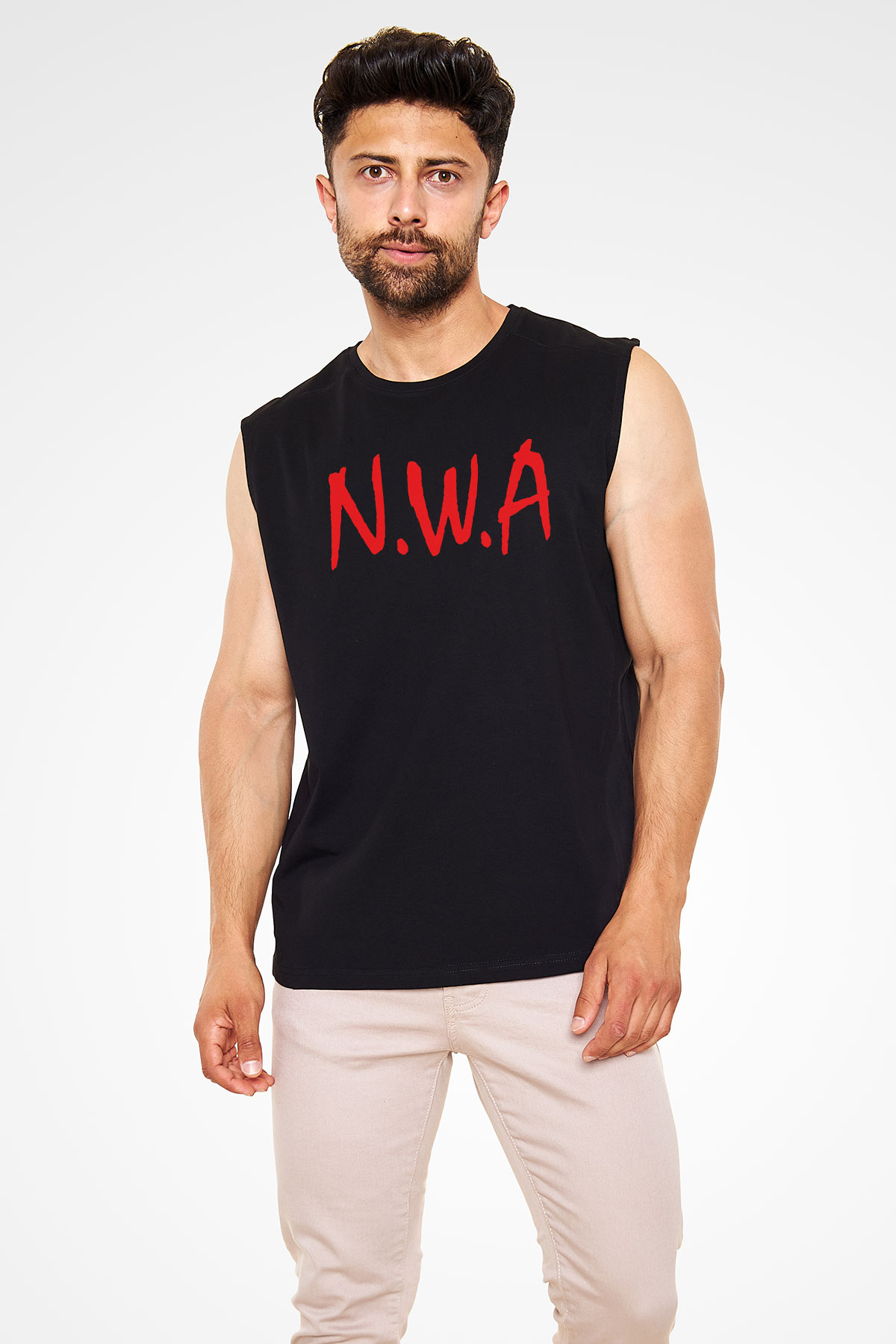 N.W.A Siyah Unisex Kolsuz Tişört
