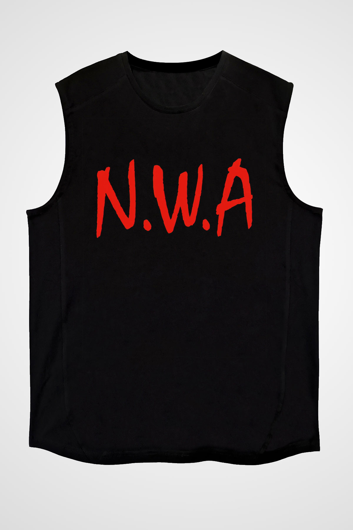 N.W.A Siyah Unisex Kolsuz Tişört