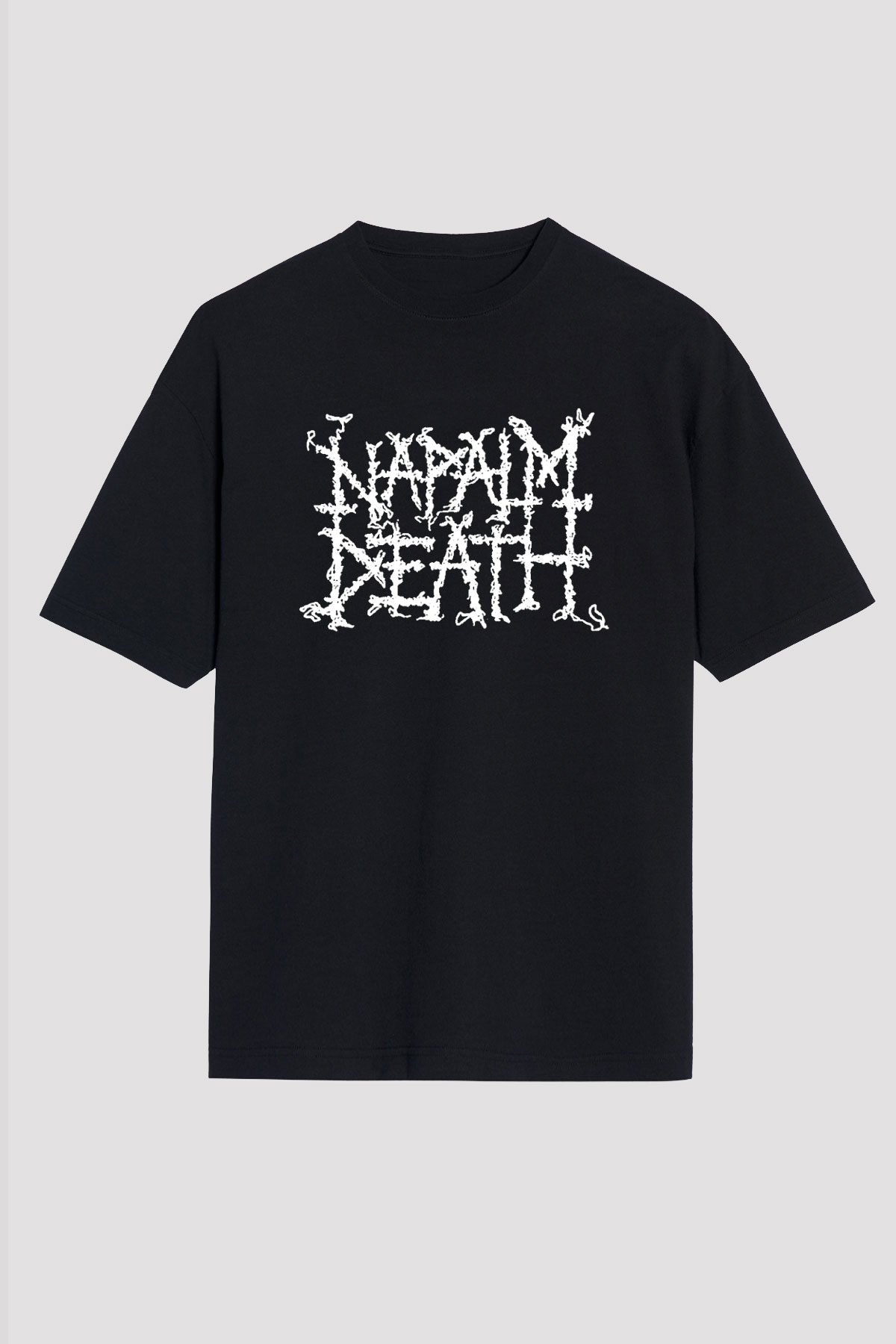 Napalm Death Siyah Unisex Oversize Tişört T-Shirt