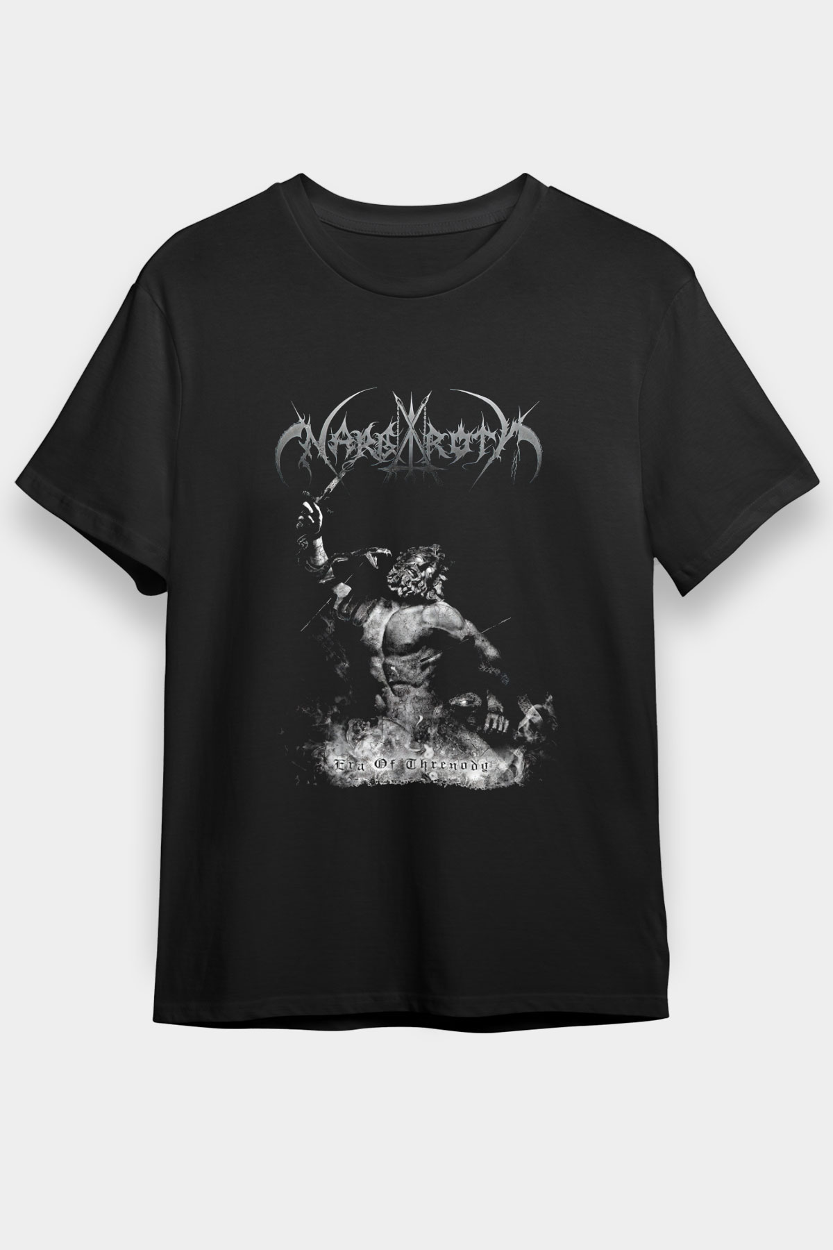 Nargaroth Baskılı Unisex Siyah Tişört - Tshirt