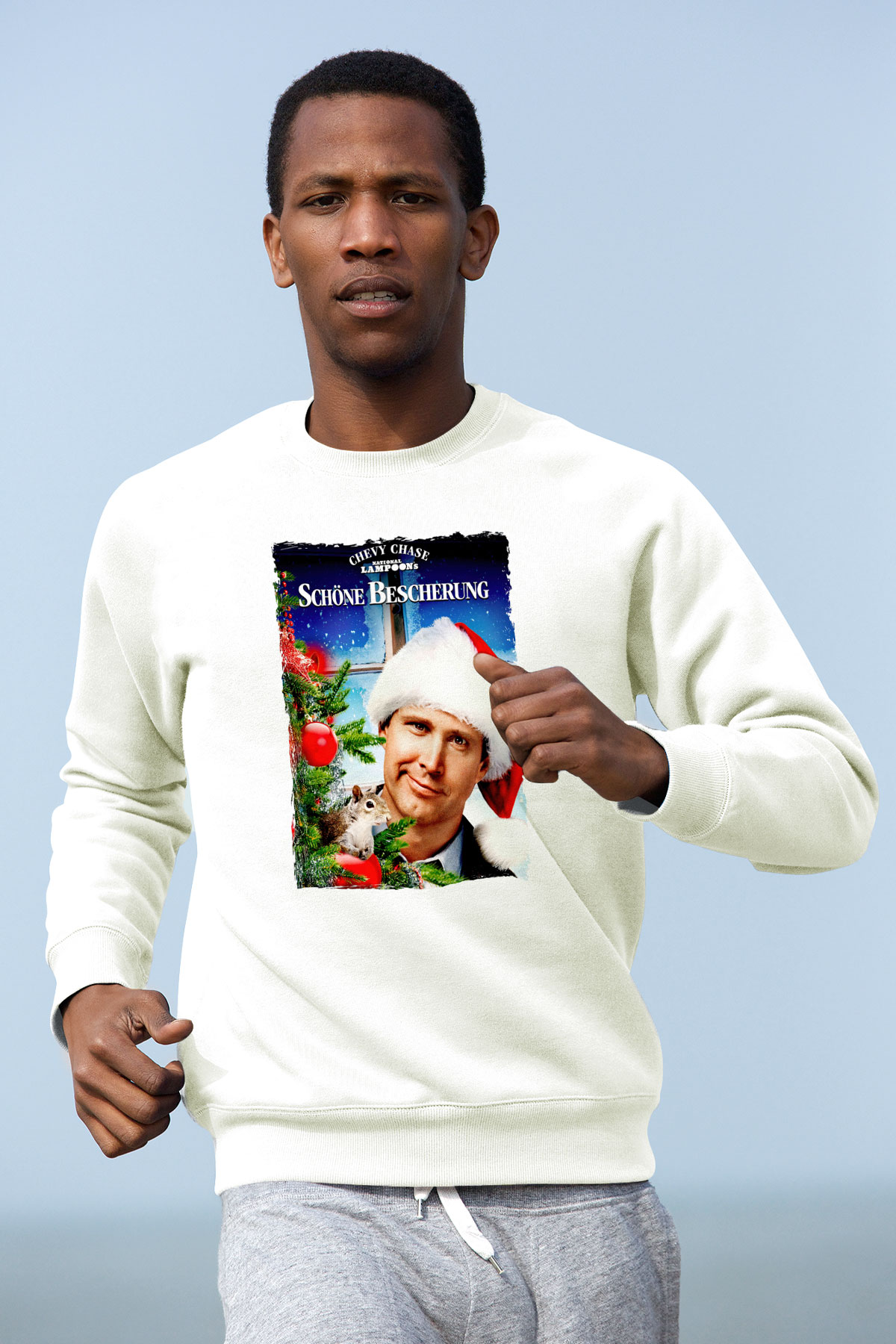 National Lampoons Vacation Beyaz Unisex  Sweatshirt