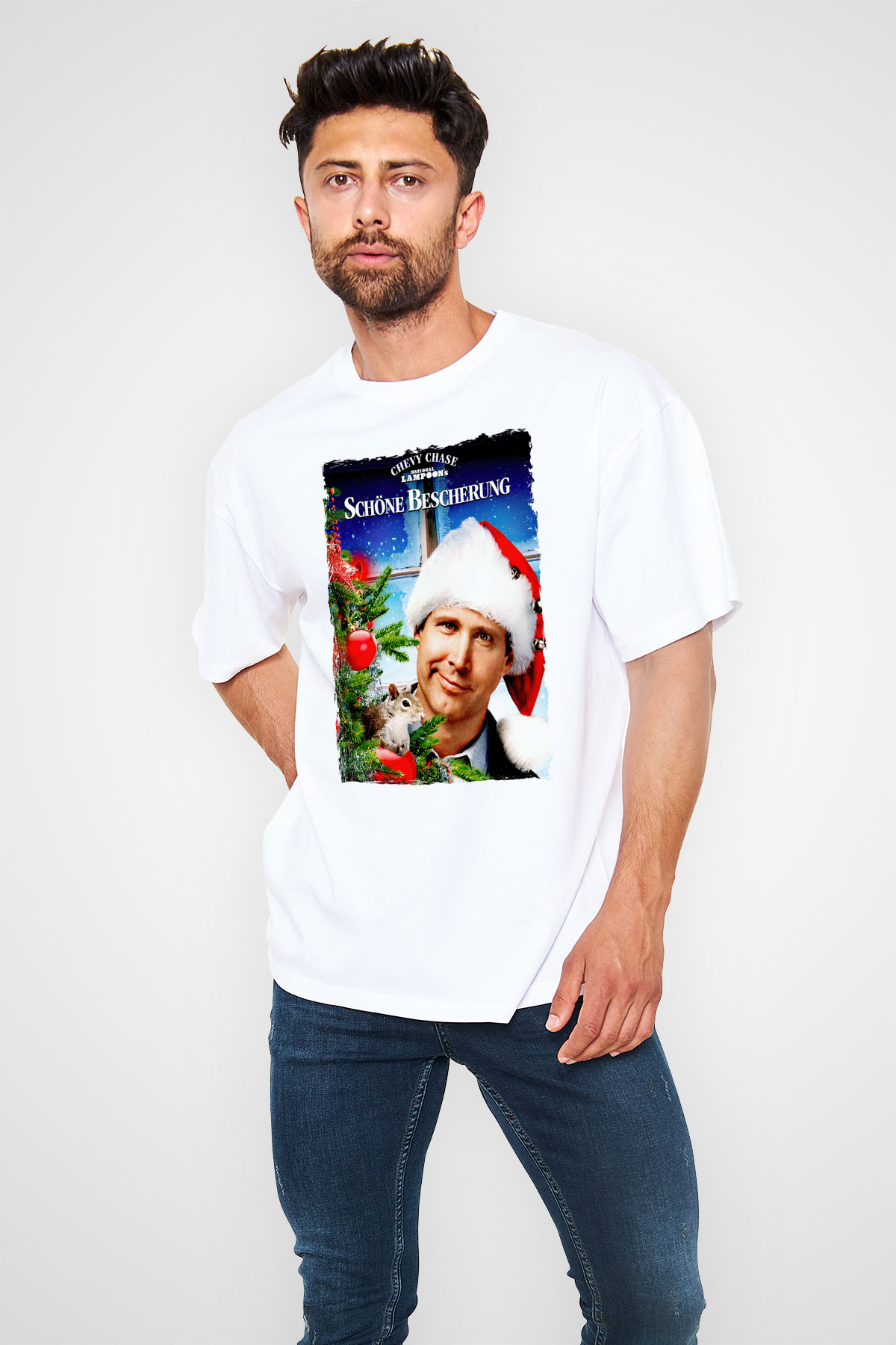National Lampoons Vacation Beyaz Oversize Tişört