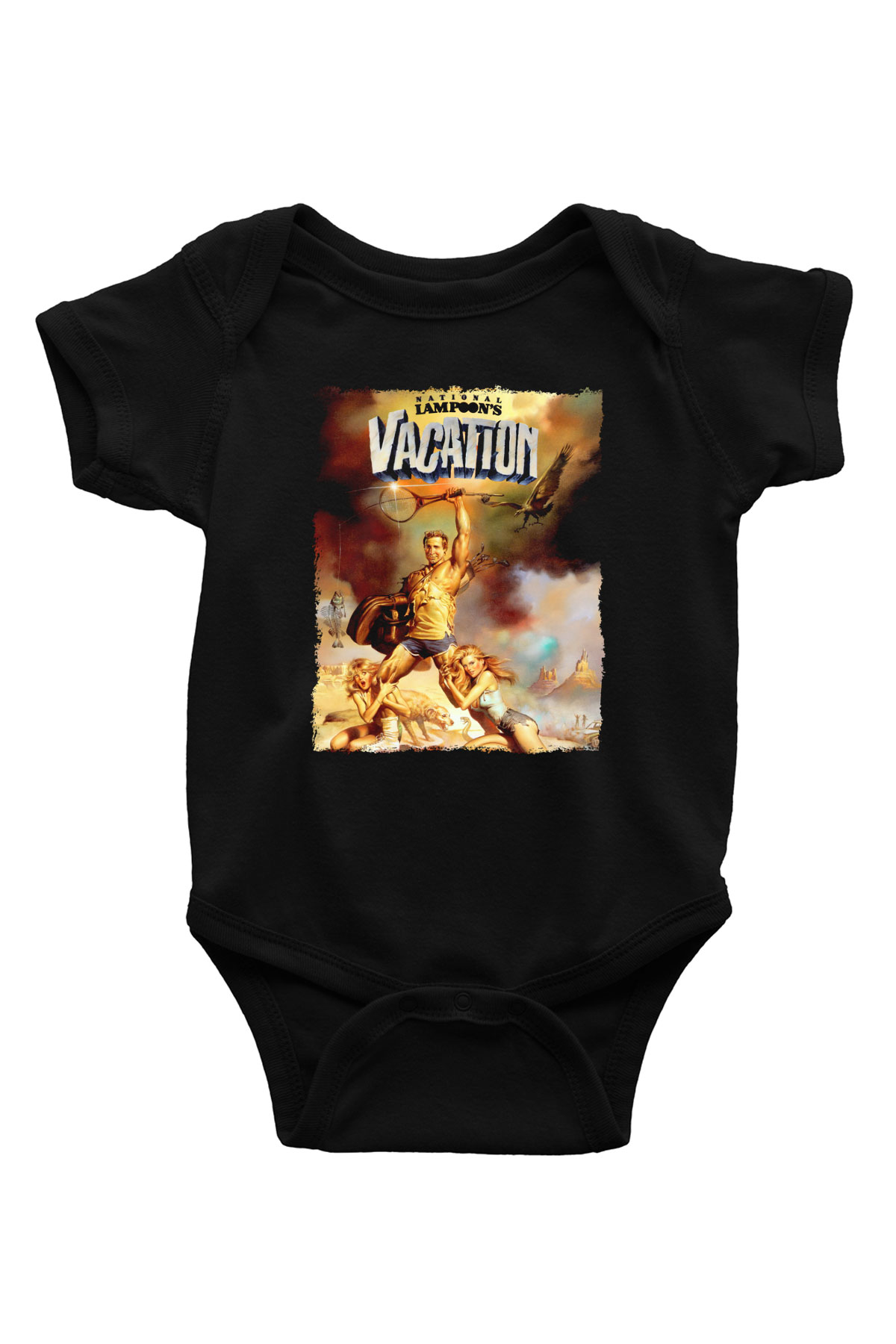 National Lampoons Vacation Siyah Bebek Body - Zıbın