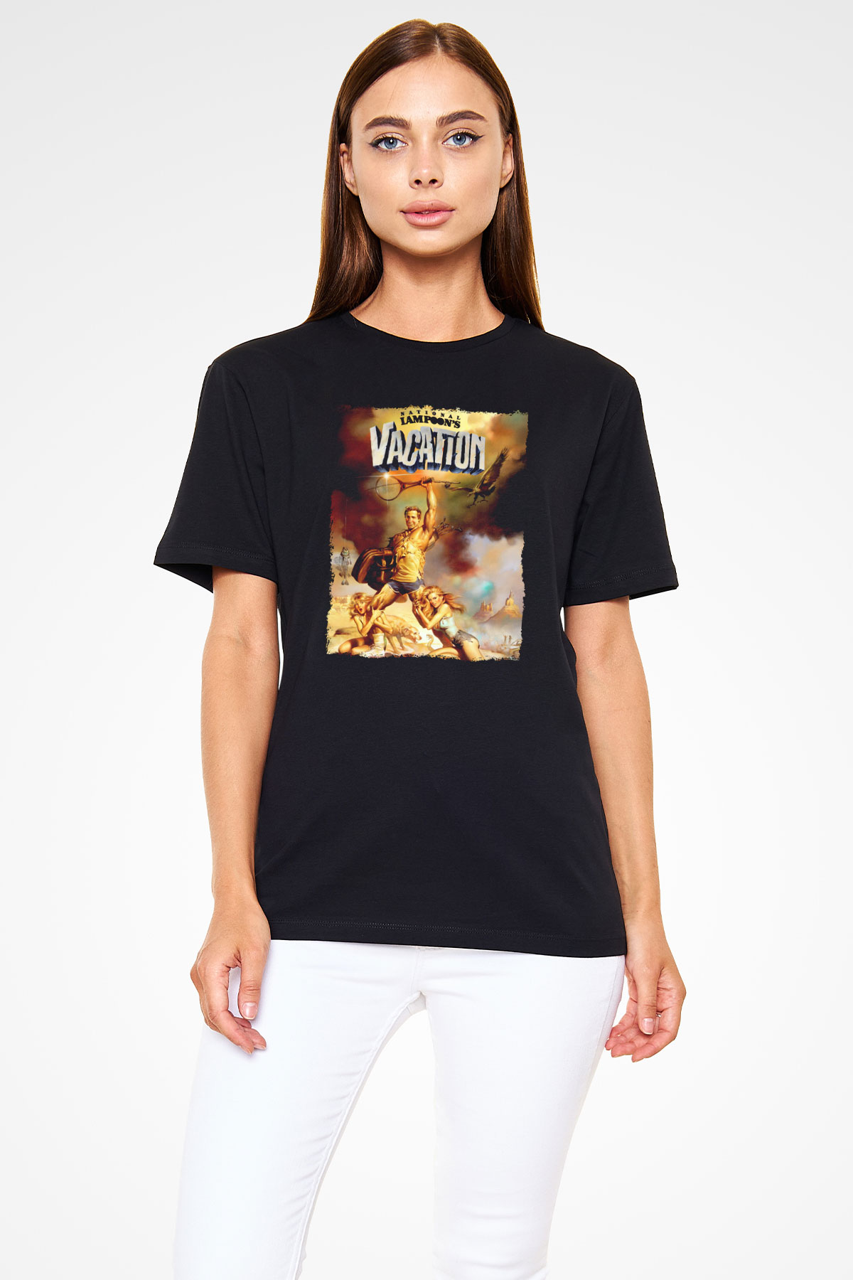 National Lampoons Vacation Siyah Unisex Tişört