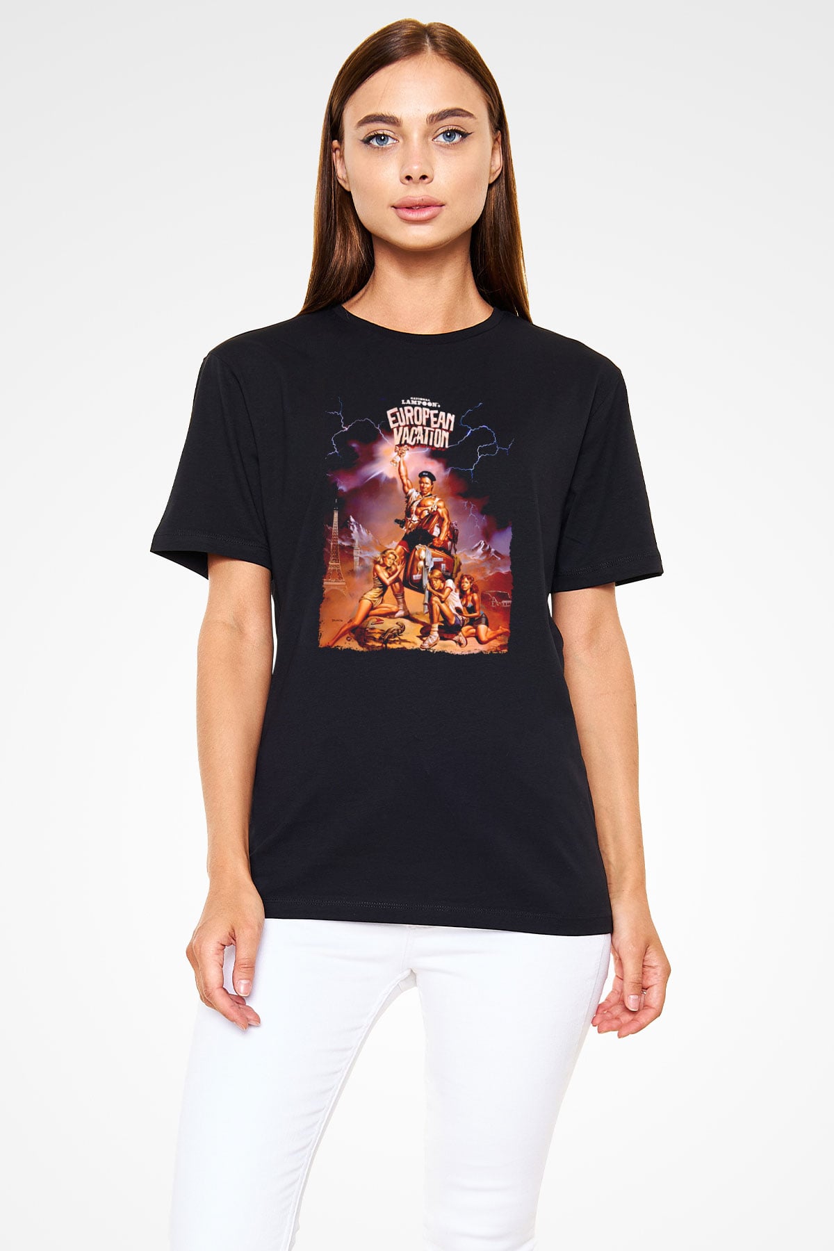 National Lampoons Vacation Siyah Unisex Tişört