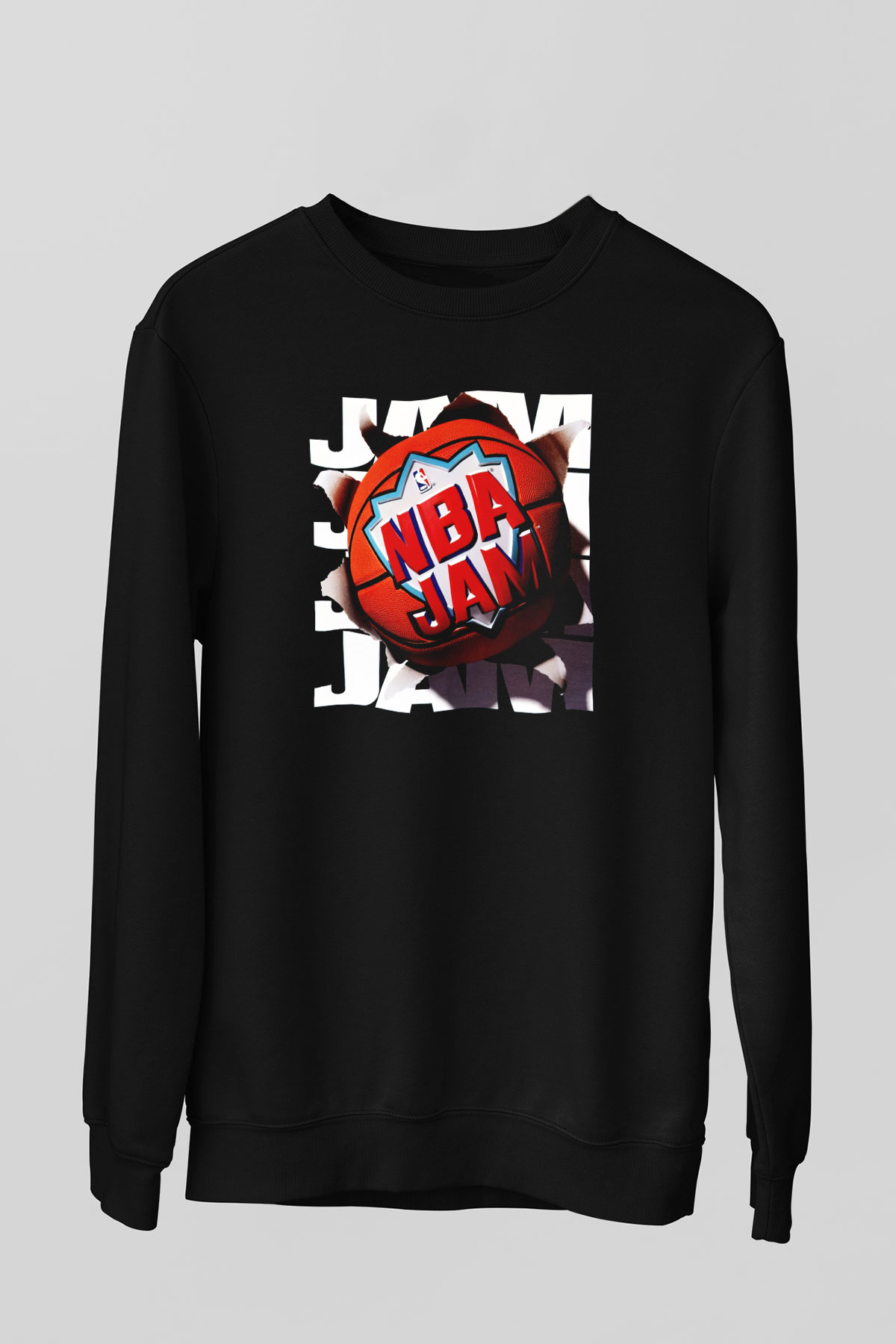 NBA Jam Siyah Unisex Sweatshirt