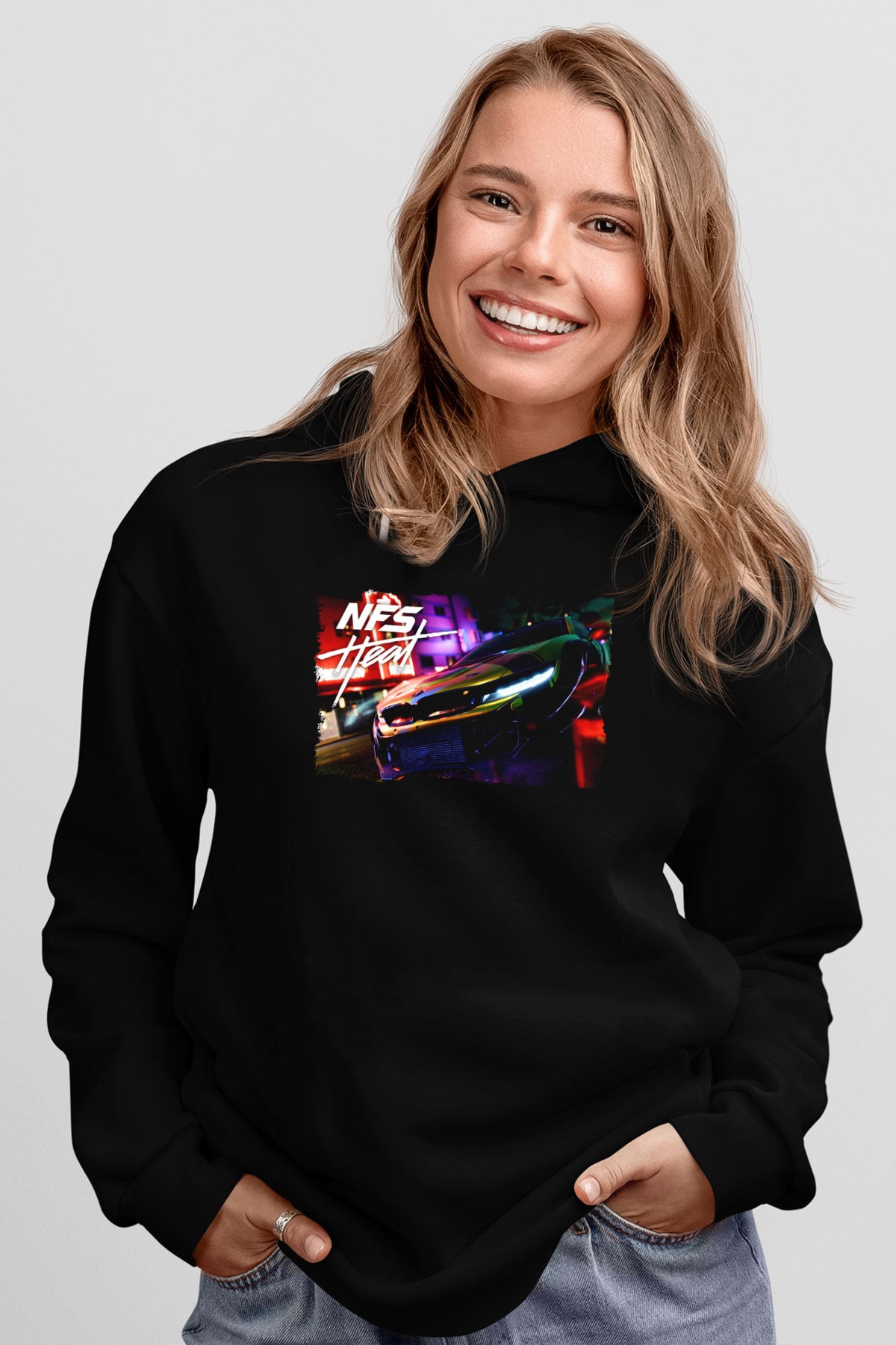 Need for Speed Siyah Unisex Hoodie