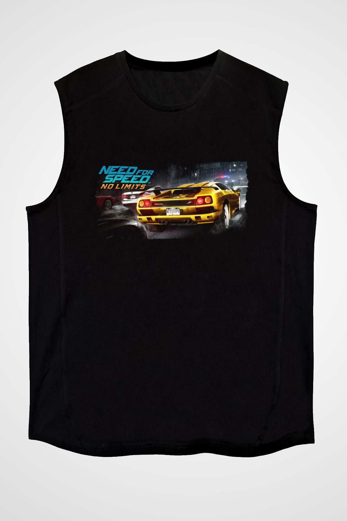 Need for Speed Siyah Unisex Kolsuz Tişört