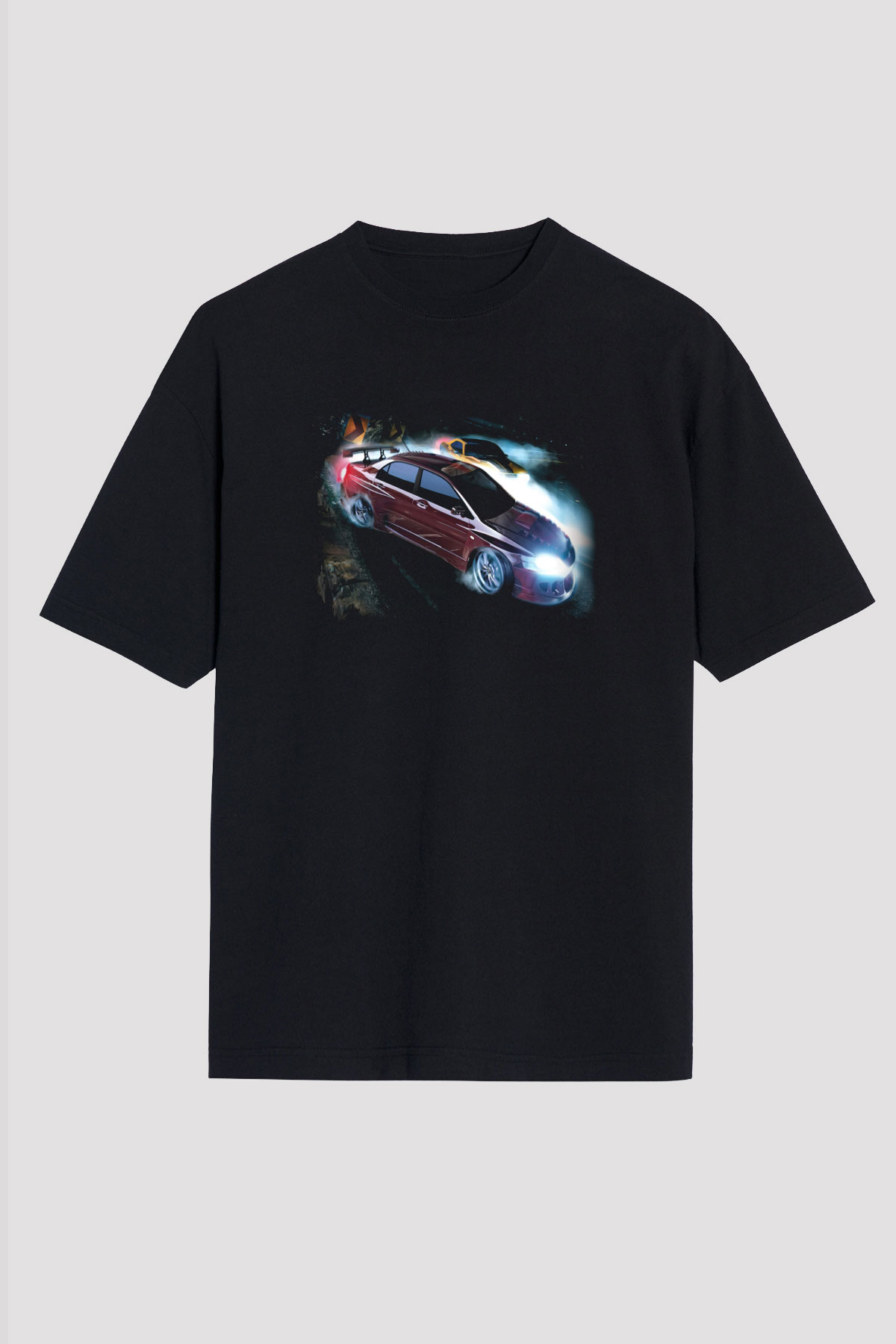 Need for Speed Siyah Unisex Oversize Tişört T-Shirt