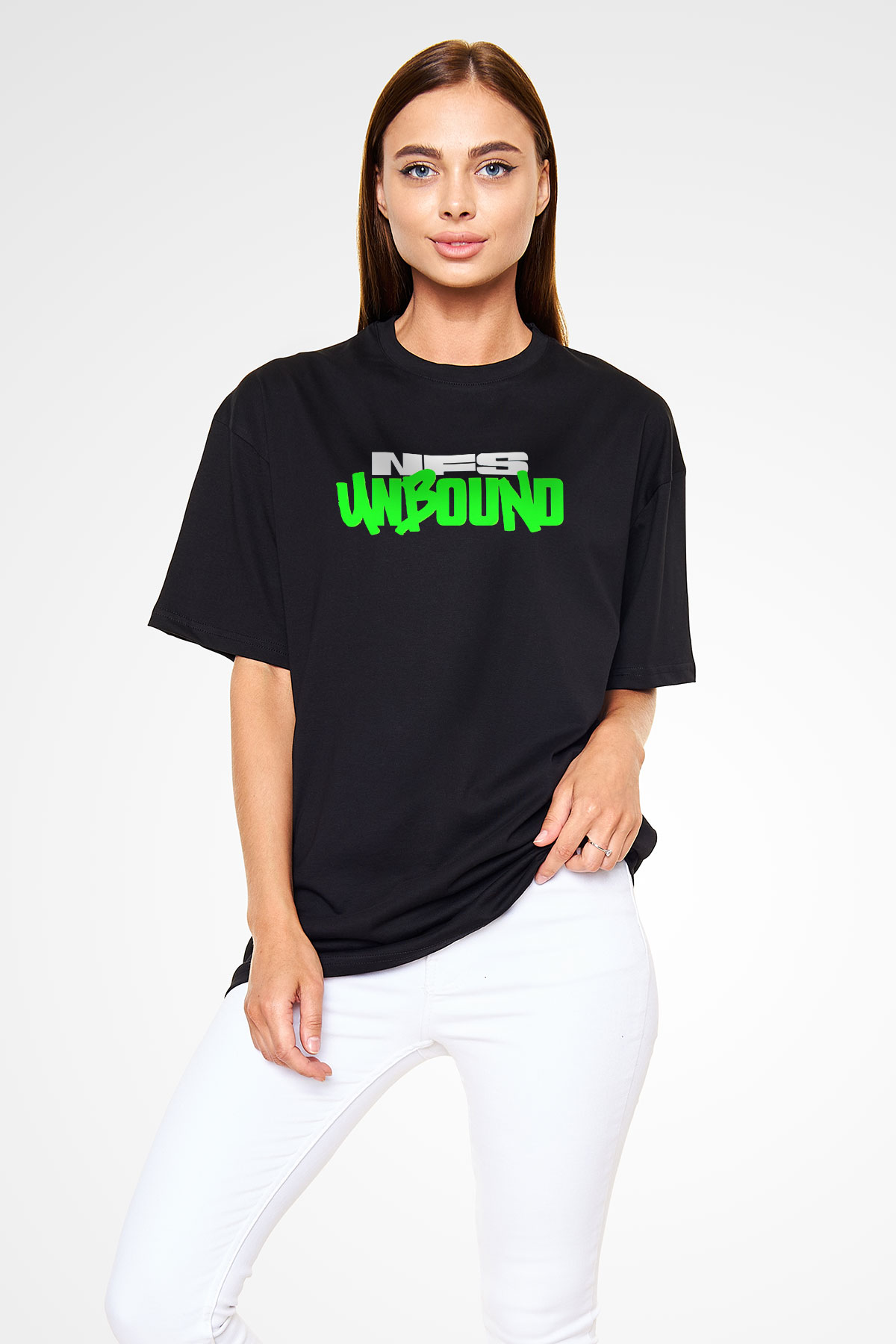 Need for Speed Siyah Oversize Tişört Oversize T-shirt