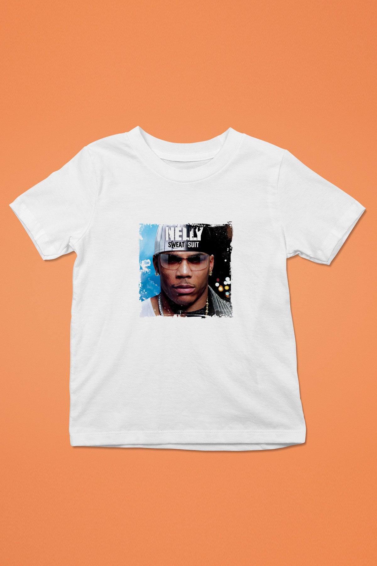 Nelly Baskılı Unisex Beyaz Çocuk Tişört