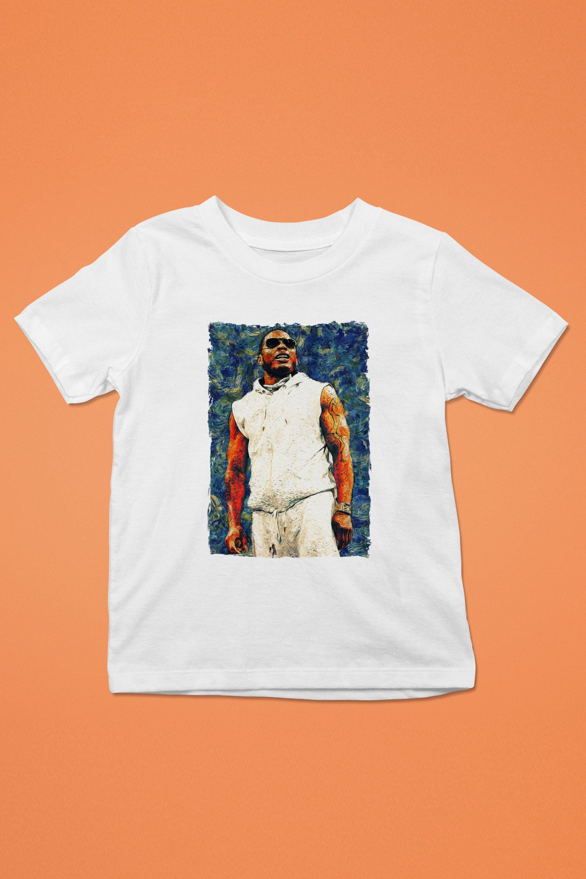 Nelly Beyaz Unisex Çocuk Tişört