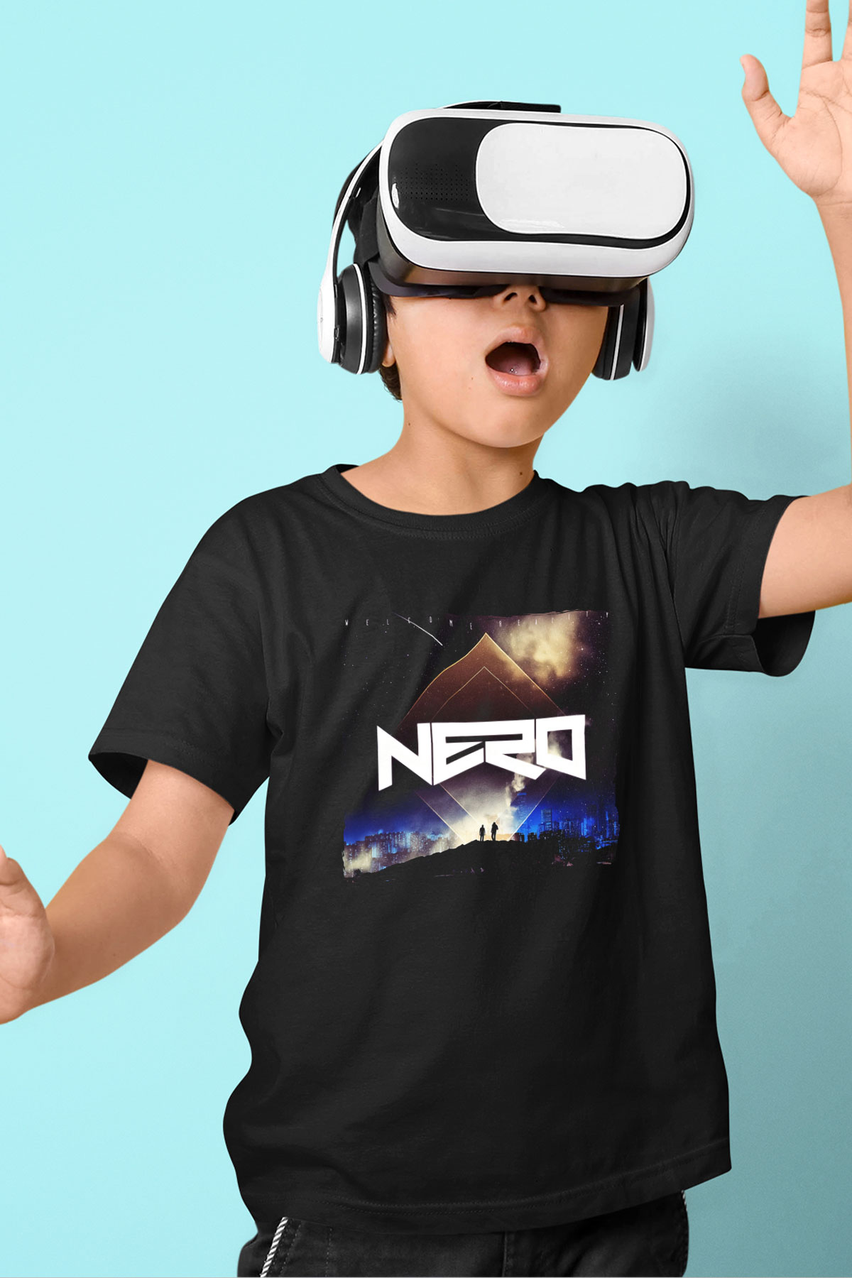 Nero Siyah Unisex Çocuk Tişört