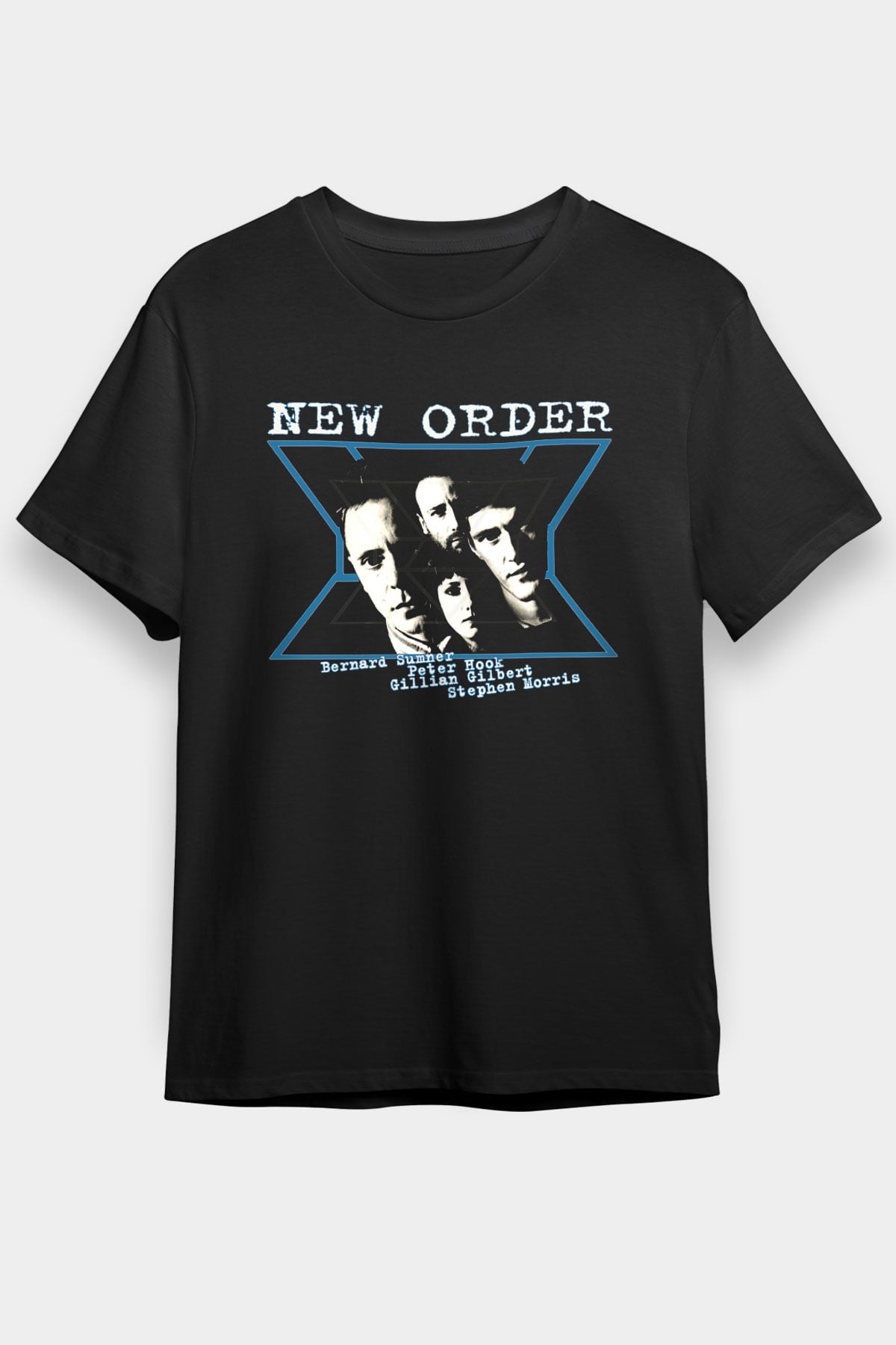 New Order Siyah Unisex Tişört T-Shirt - TişörtFabrikası